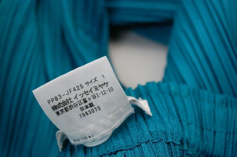 Issey Miyake issey miyake size:1 Lake blue pleated pants Size 42" / US 20 - 5 Thumbnail