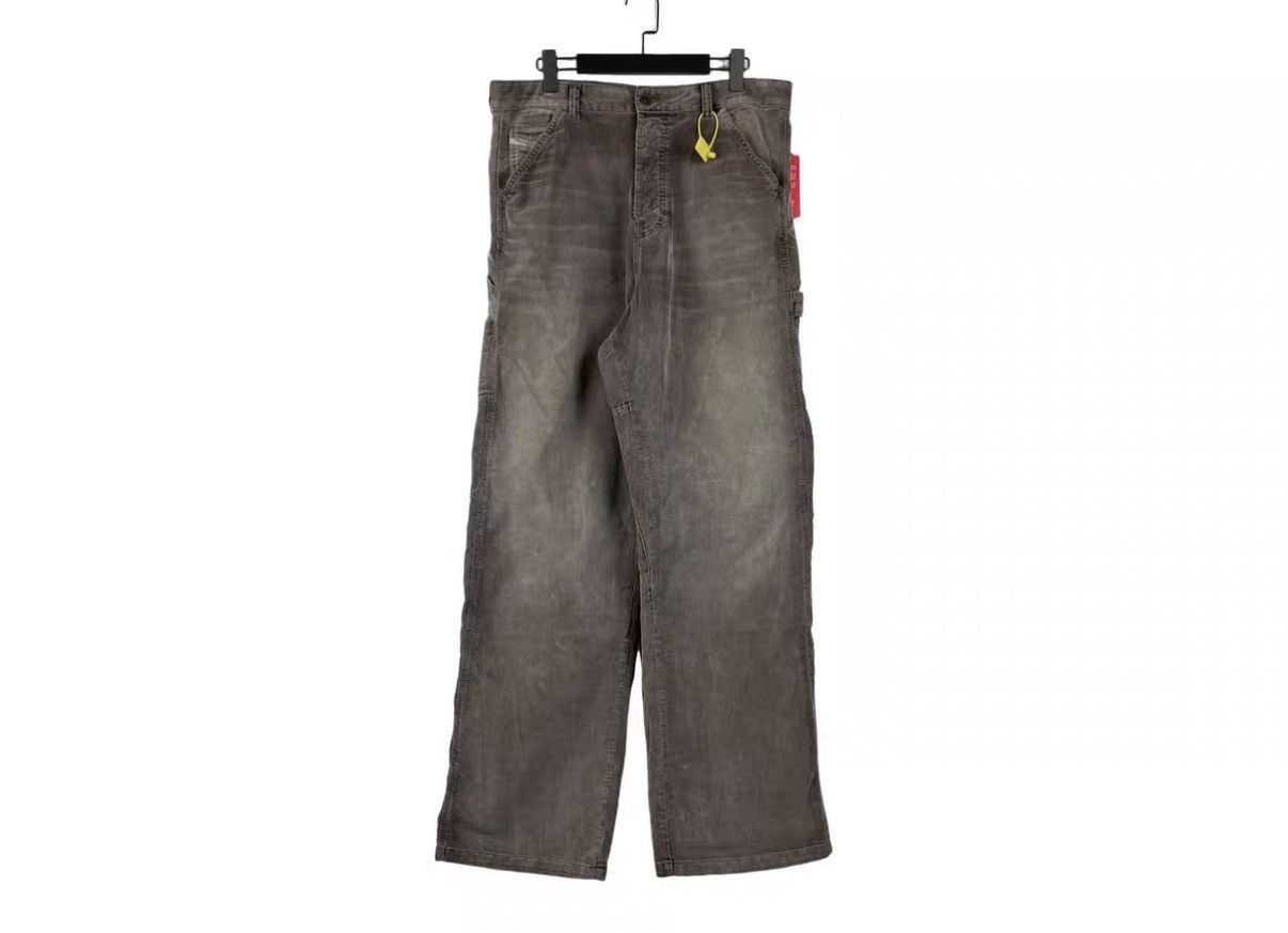 Diesel Gray Casual Denim Pants Size US 31 - 1 Thumbnail