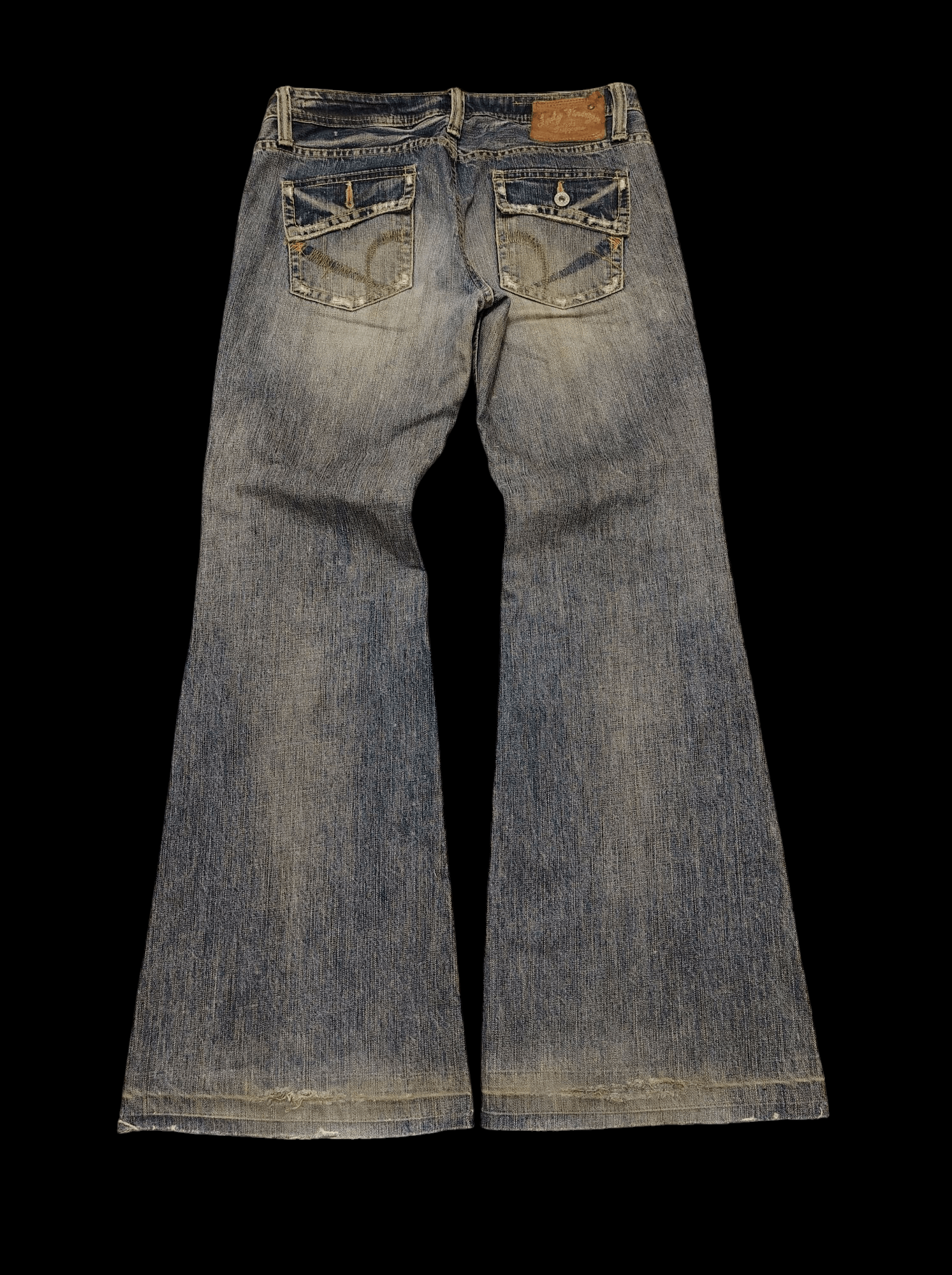 If Six Was Nine × Japanese Brand Japanese 90's Bootcut Brappers distressed denim flared jeans Size US 31 - 11 Thumbnail