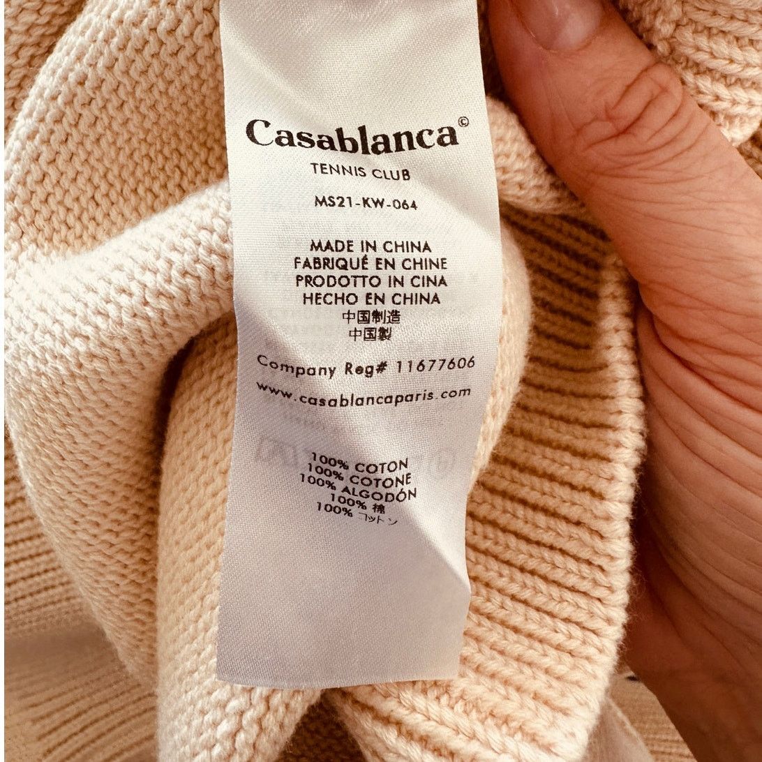 Casablanca NWT Casablanca Cream Kapalia Oranges Intarsia Sweater XXL Size XL / US 12-14 / IT 48-50 - 11 Thumbnail