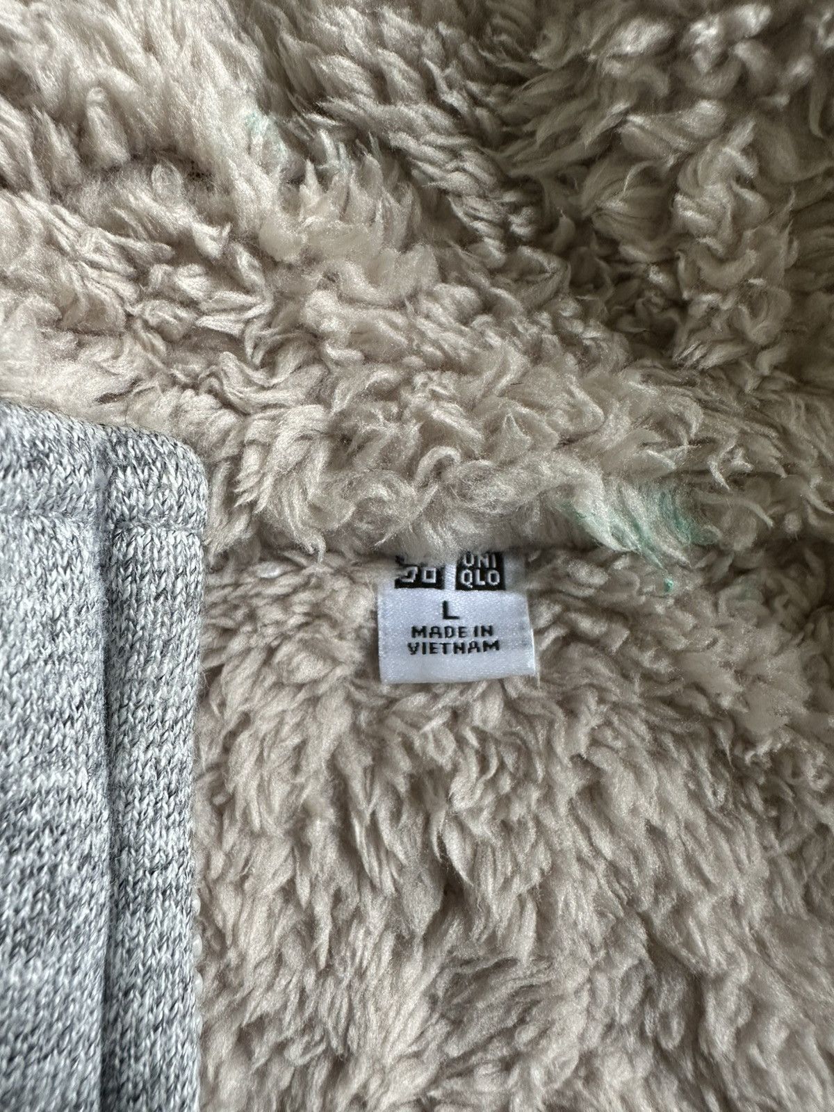 Handmade × Uniqlo Vintage Uniqlo Handmade sherpa zip up Sweater Size US L / EU 52-54 / 3 - 6 Thumbnail