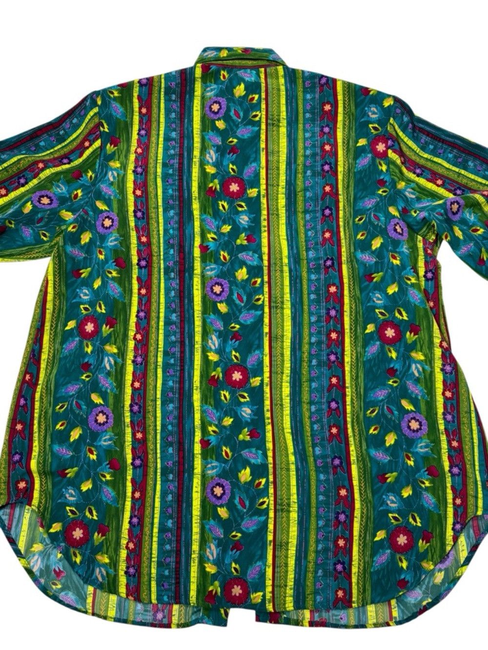Other Vintage Maggie Sweet Floral Button-Down Long Sleeve Shirt S Size L / US 10 / IT 46 - 3 Thumbnail
