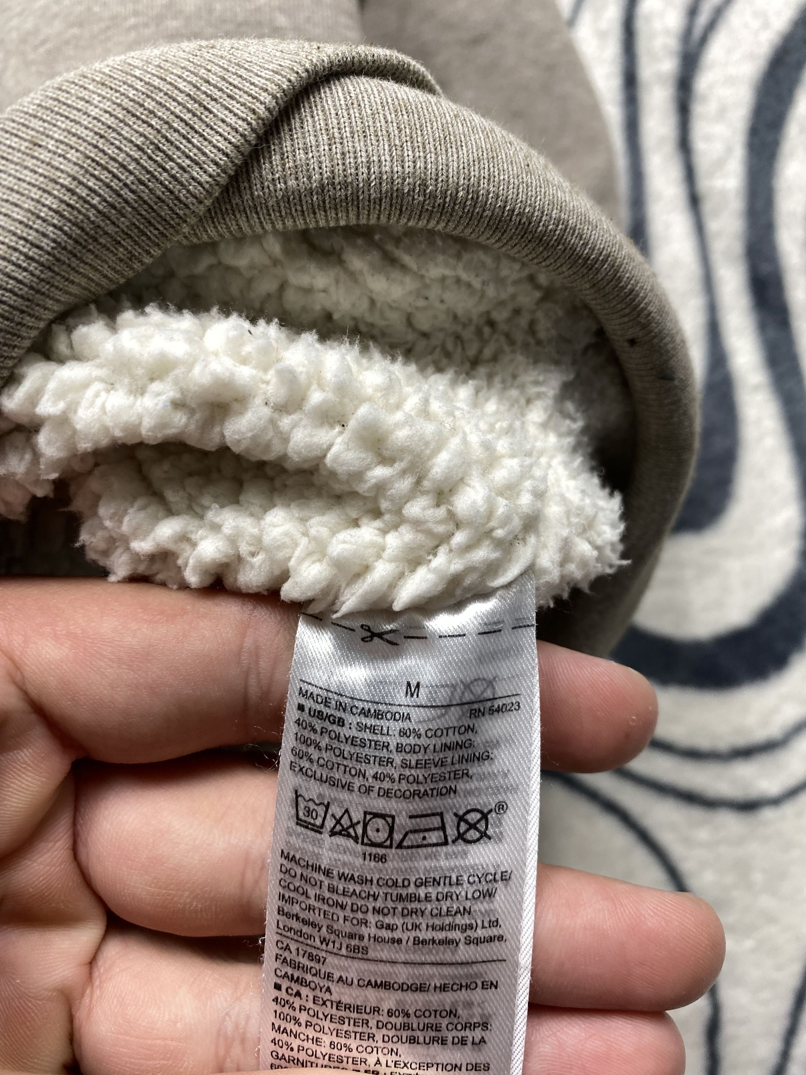 Gap × Vintage Gap Vintage Zip Hoodie Sherpa Size M / US 6-8 / IT 42-44 - 5 Thumbnail