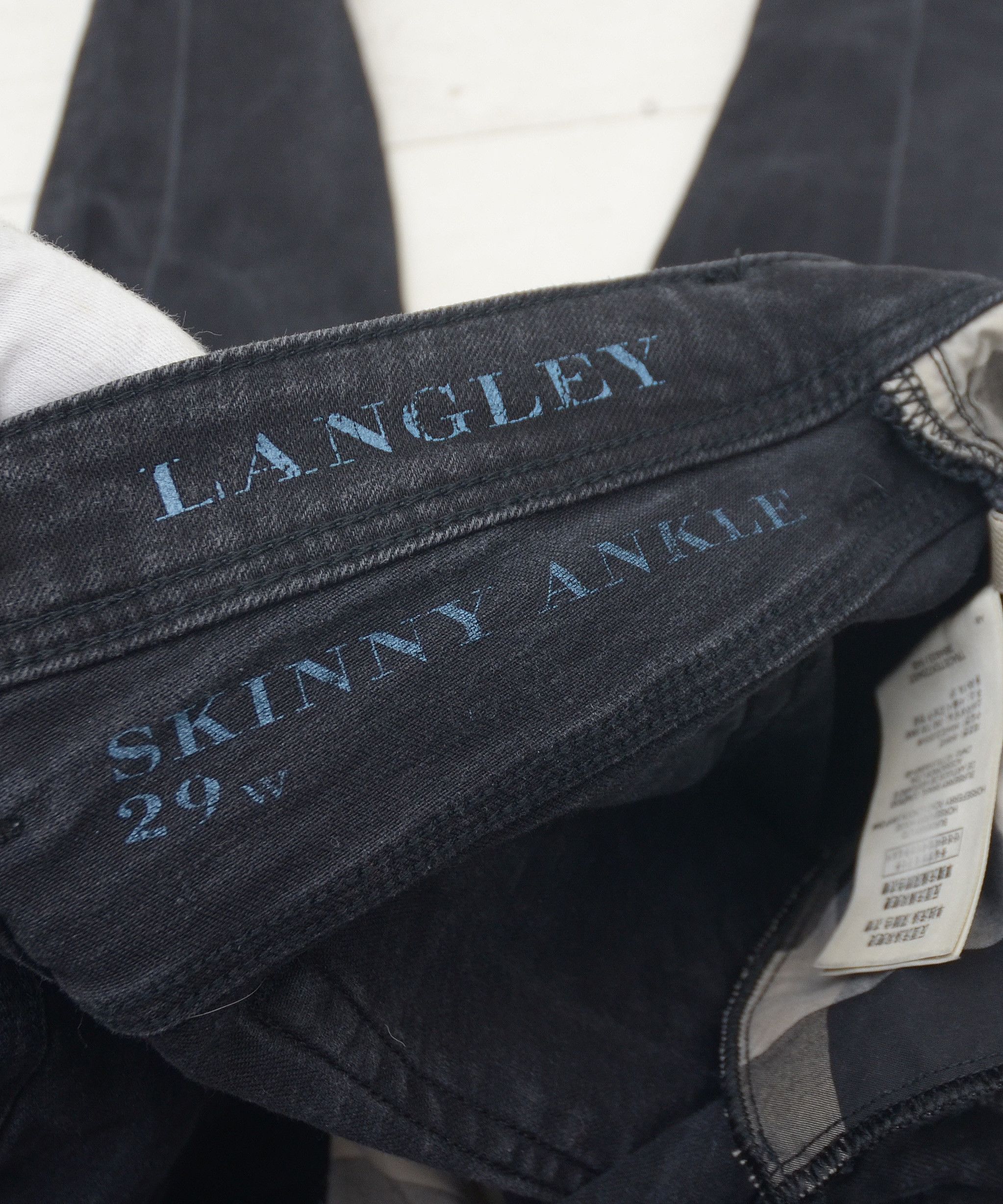 Burberry Burberry Brit Langley Skinny Ankle Deep Modal Jeans Y2K W29 Size 29" - 13 Thumbnail