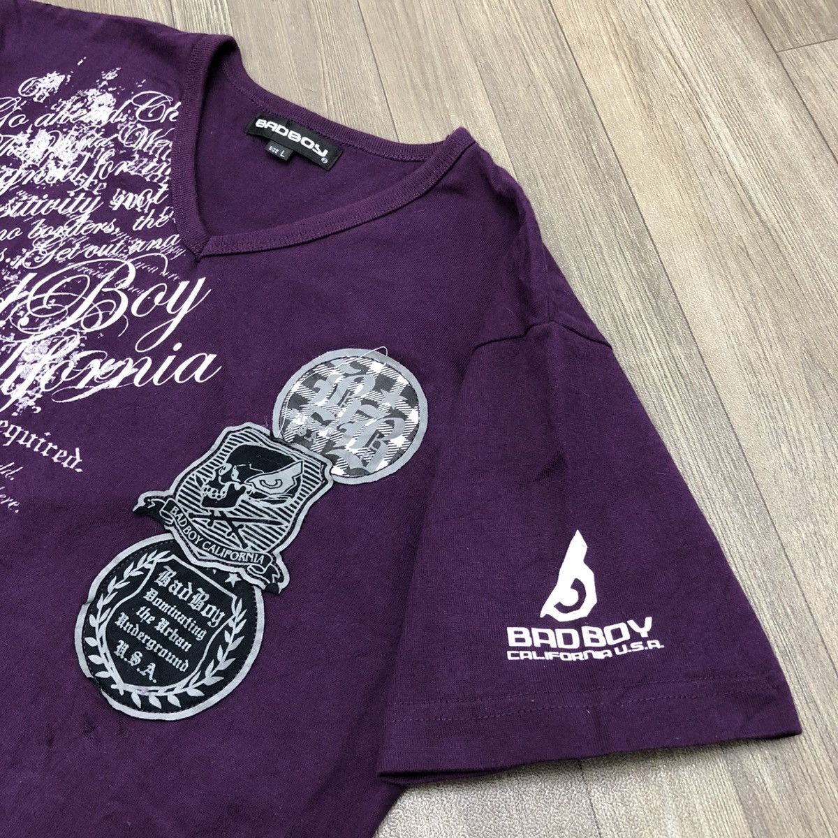 14th Addiction × If Six Was Nine × Le Grande Bleu (L.G.B.) Y2K Bad Boy Poem Skulls Ifsixwasnine Punk Lgb Goa Style Tee Size US L / EU 52-54 / 3 - 7 Thumbnail