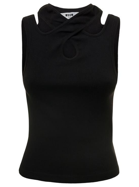 MSGM MSGM Women Tops 3441MDT6323712099 Black Size M / US 6-8 / IT 42-44 - 1 Thumbnail