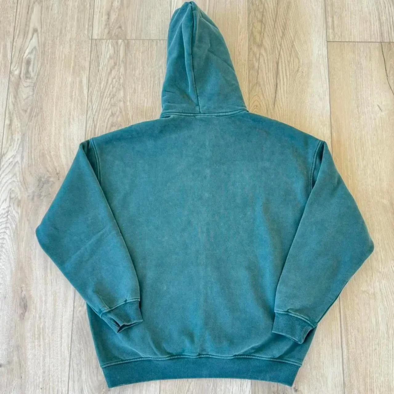 Other Faded Green Double Zip Up Hoodie Size US M / EU 48-50 / 2 - 2 Thumbnail