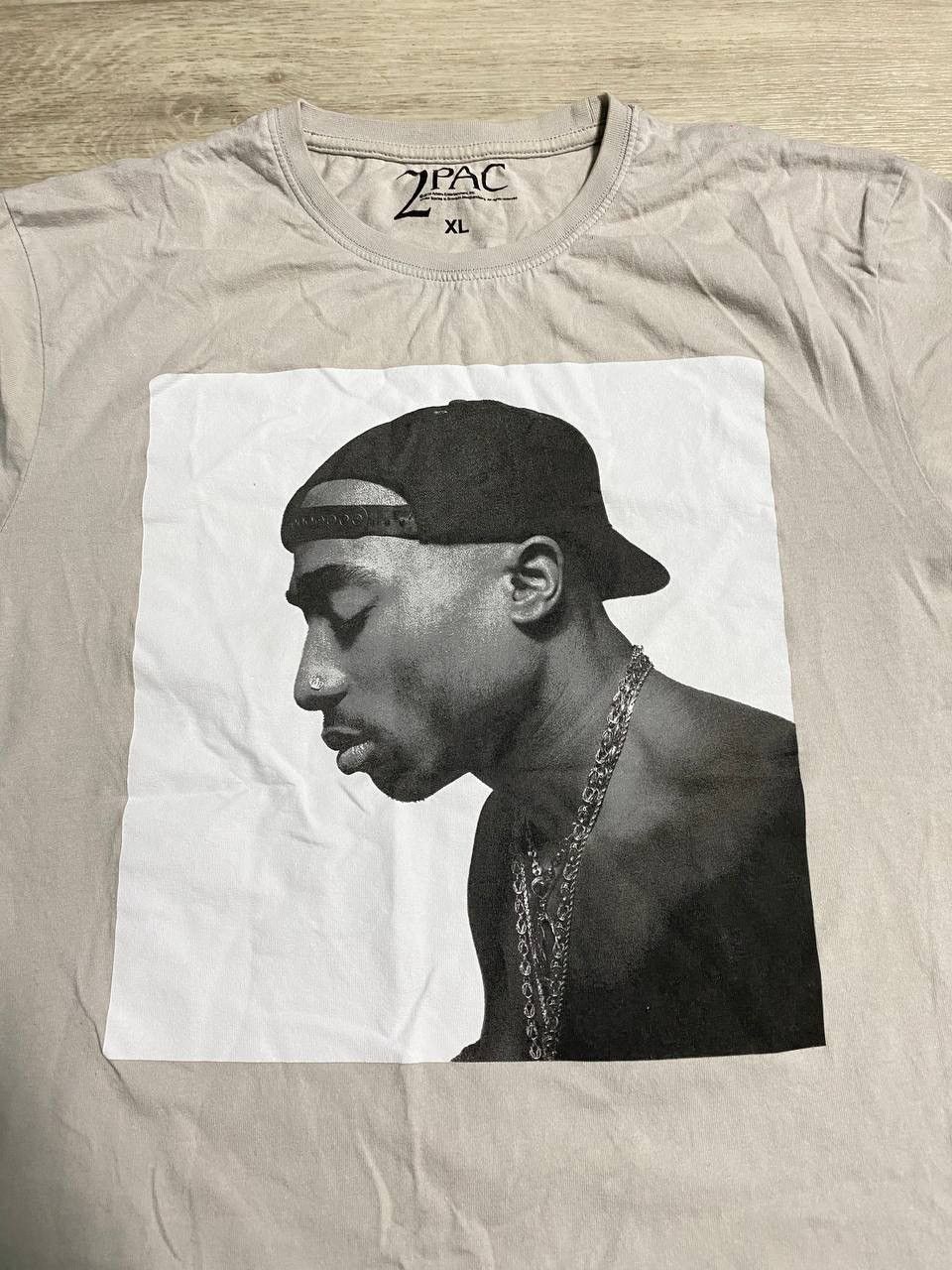 Band Tees 2PAC rap tee big print hip hop Size US XL / EU 56 / 4 - 3 Thumbnail