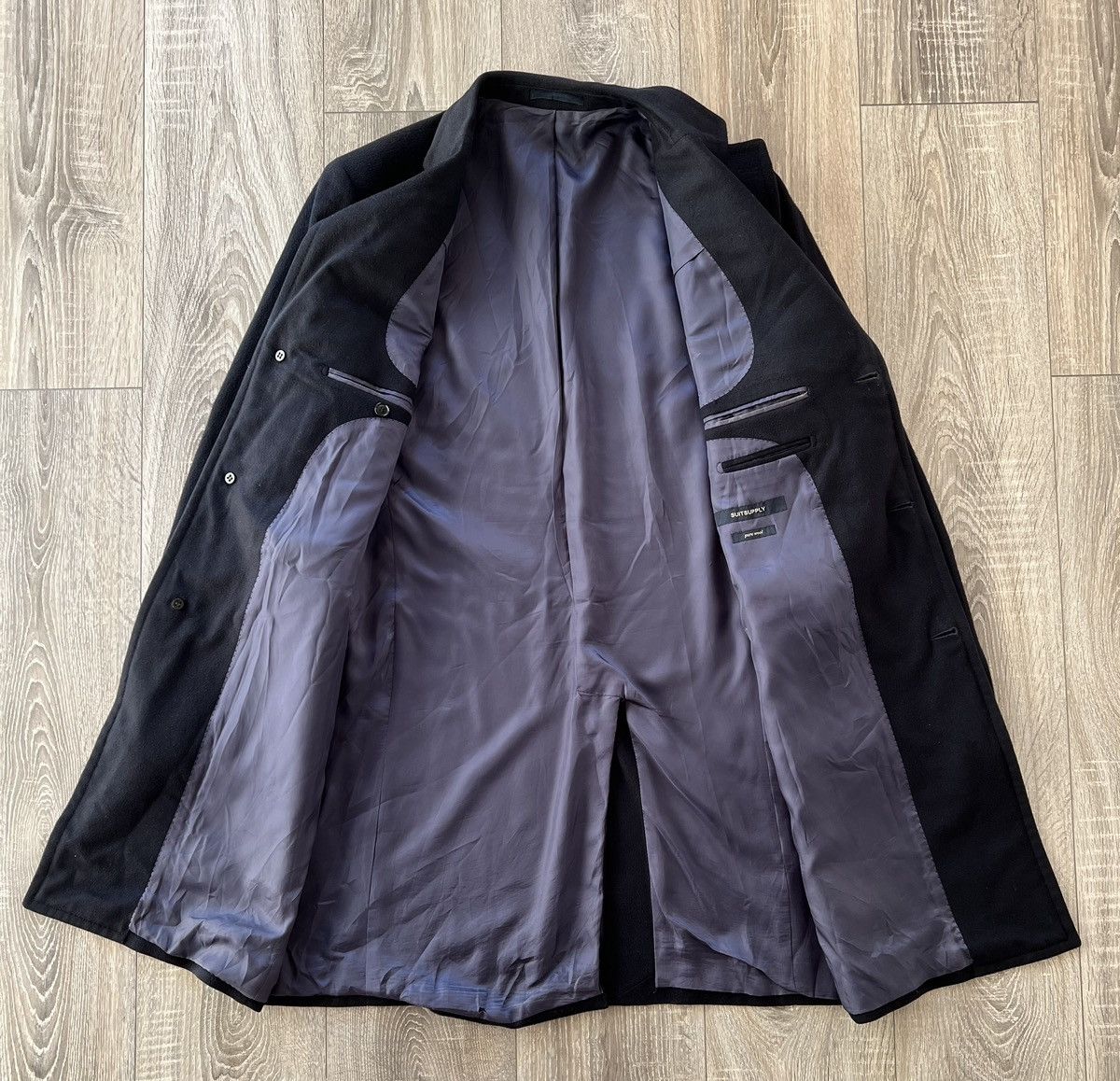 Suitsupply × Vintage Vintage Suitsupply Wool Coat Size US L / EU 52-54 / 3 - 7 Thumbnail