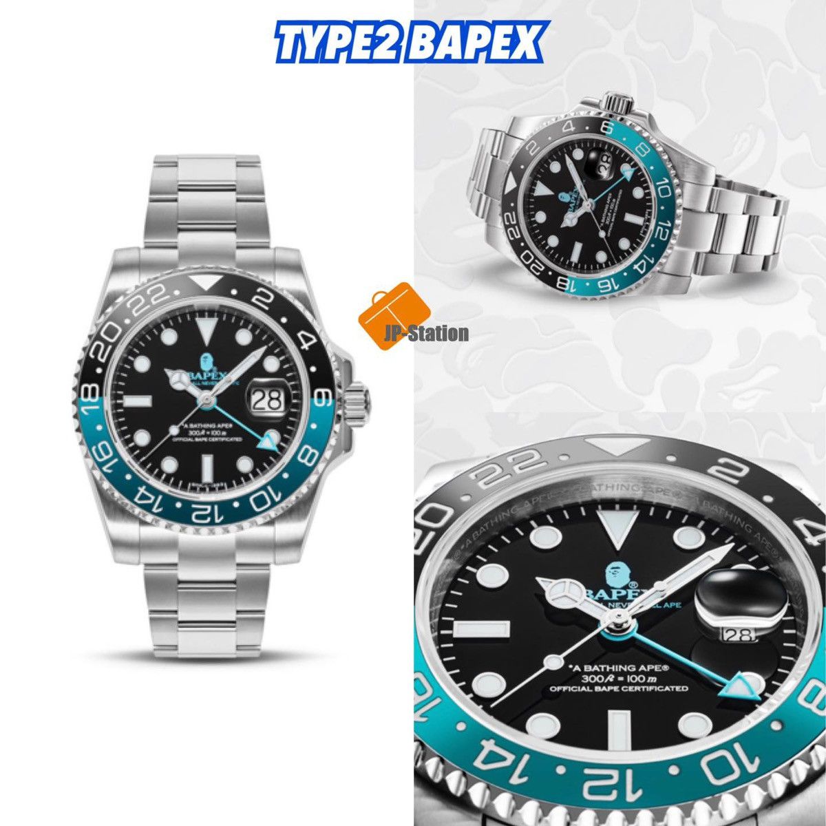Bape A BATHING APE TYPE2 BAPEX WATCH BAPE Size ONE SIZE - 2 Thumbnail