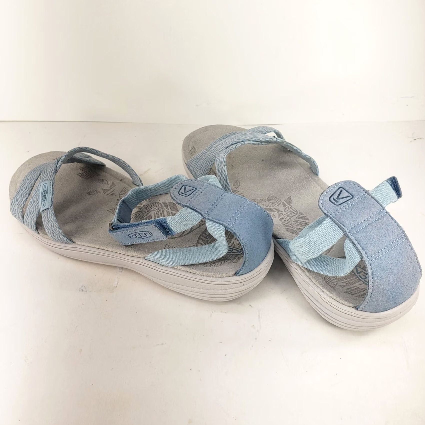 KEEN KEEN Women's Sandals Cute Strappy 9 Blue Gray Summer EUC!! Size US 9 / IT 39 - 7 Thumbnail