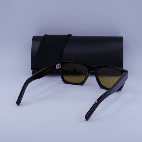 Saint Laurent Paris Saint Laurent SL402 010 Sunglasses Black Square Frame Size ONE SIZE - 12 Thumbnail