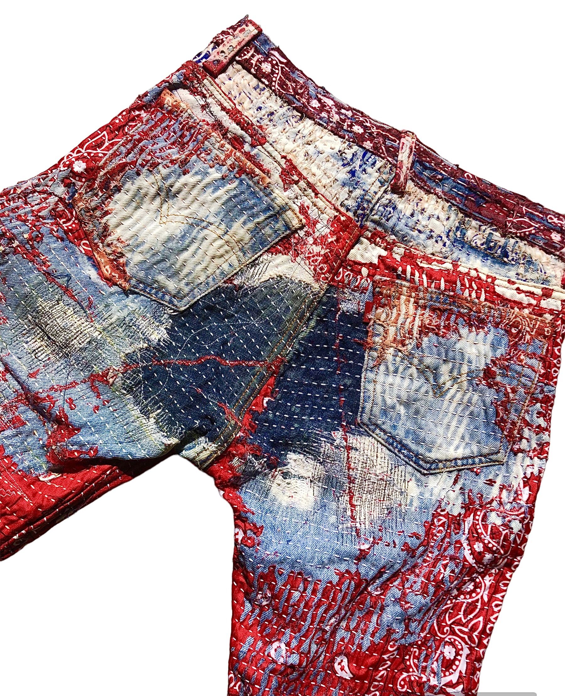 Japanese Brand × Levi's × Vintage 🇯🇵 1/1 Vintage Levis Selvedge Single R Uroboros Kofu Jeans Size US 30 / EU 46 - 10 Thumbnail