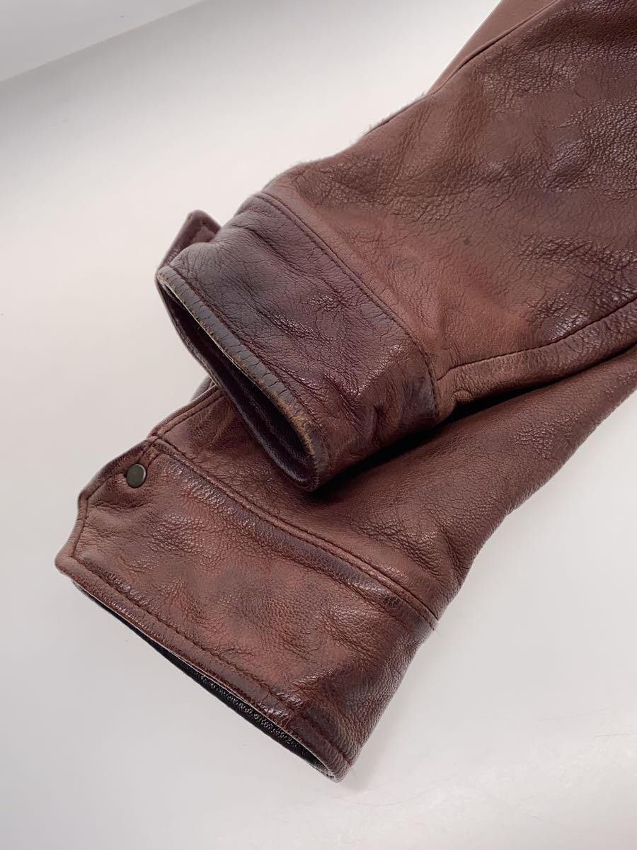 Avirex Avirex Leather Jacket Blouson Brown Size US XL / EU 56 / 4 - 5 Thumbnail