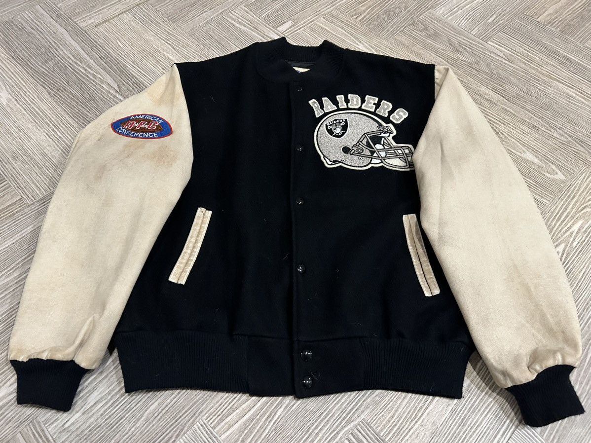 Chalk Line × NFL × Vintage *VINTAGE 80s* Chalk Line X Oakland Raiders Size US XL / EU 56 / 4 - 1 Thumbnail