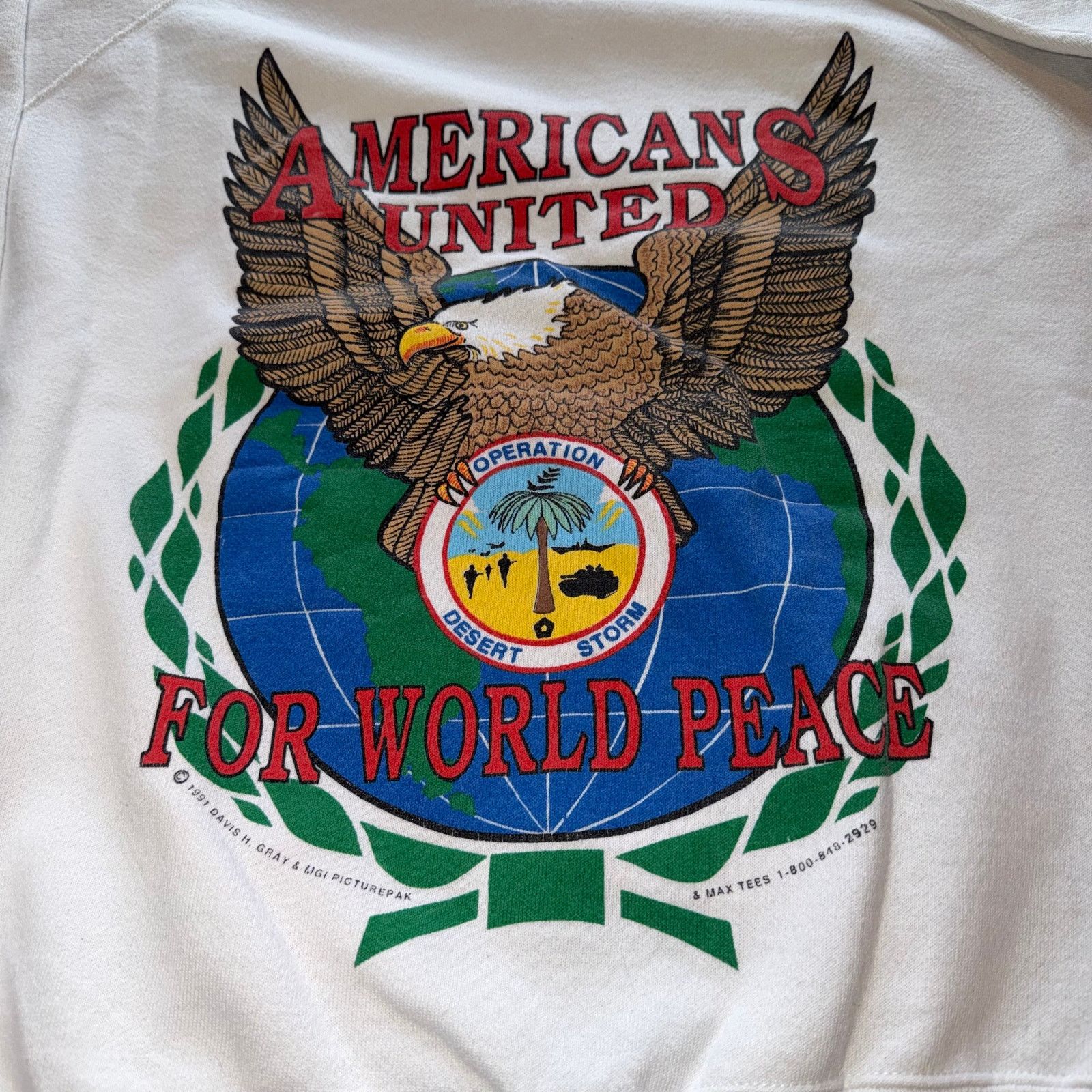 & Other Stories Vtg 1991 Operation Desert Storm Sweatshirt XL USA Rare Size US XL / EU 56 / 4 - 3 Thumbnail