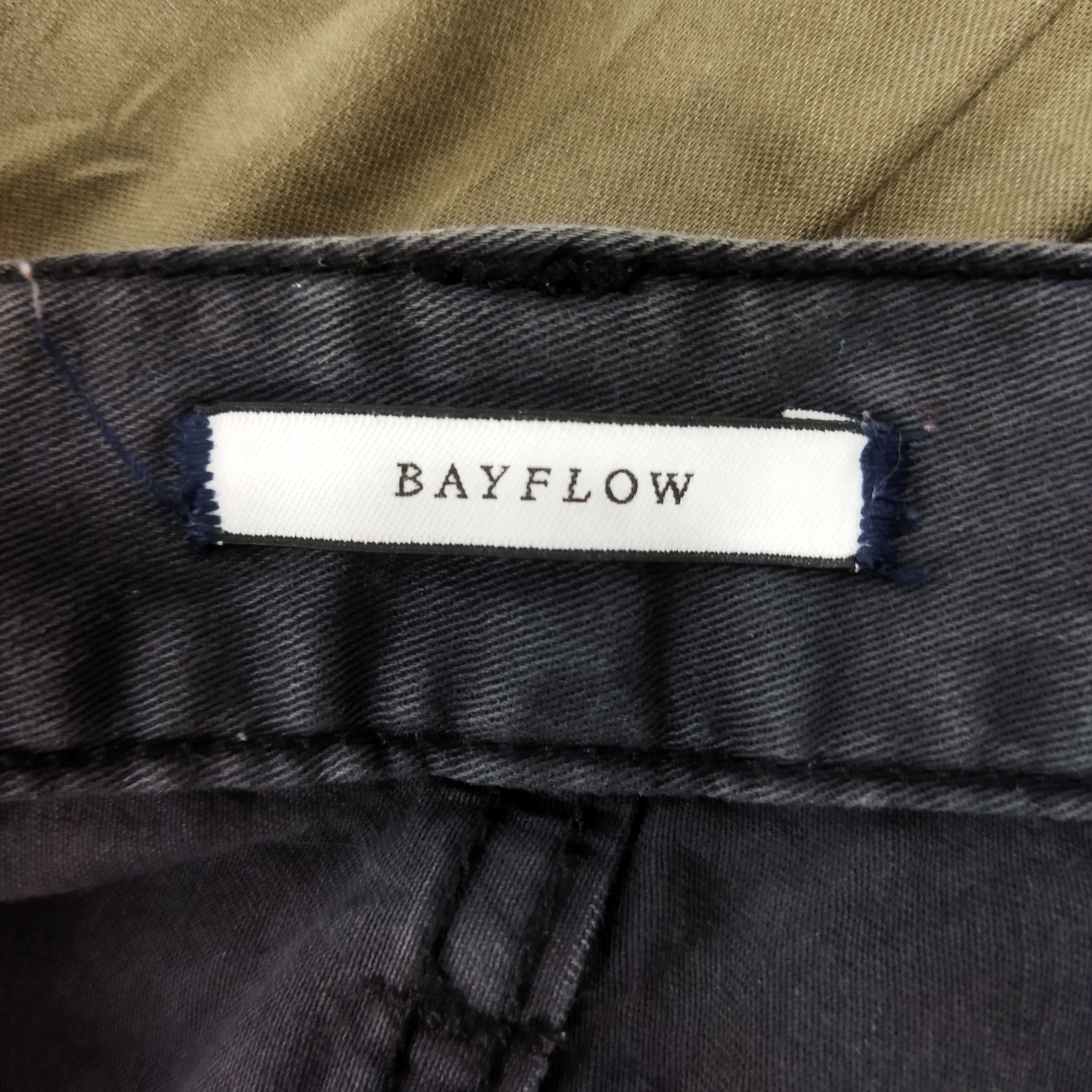 Japanese Brand BAYFLOW BLACK SKINNY CARGO PANTS Size US 28 / EU 44 - 11 Thumbnail