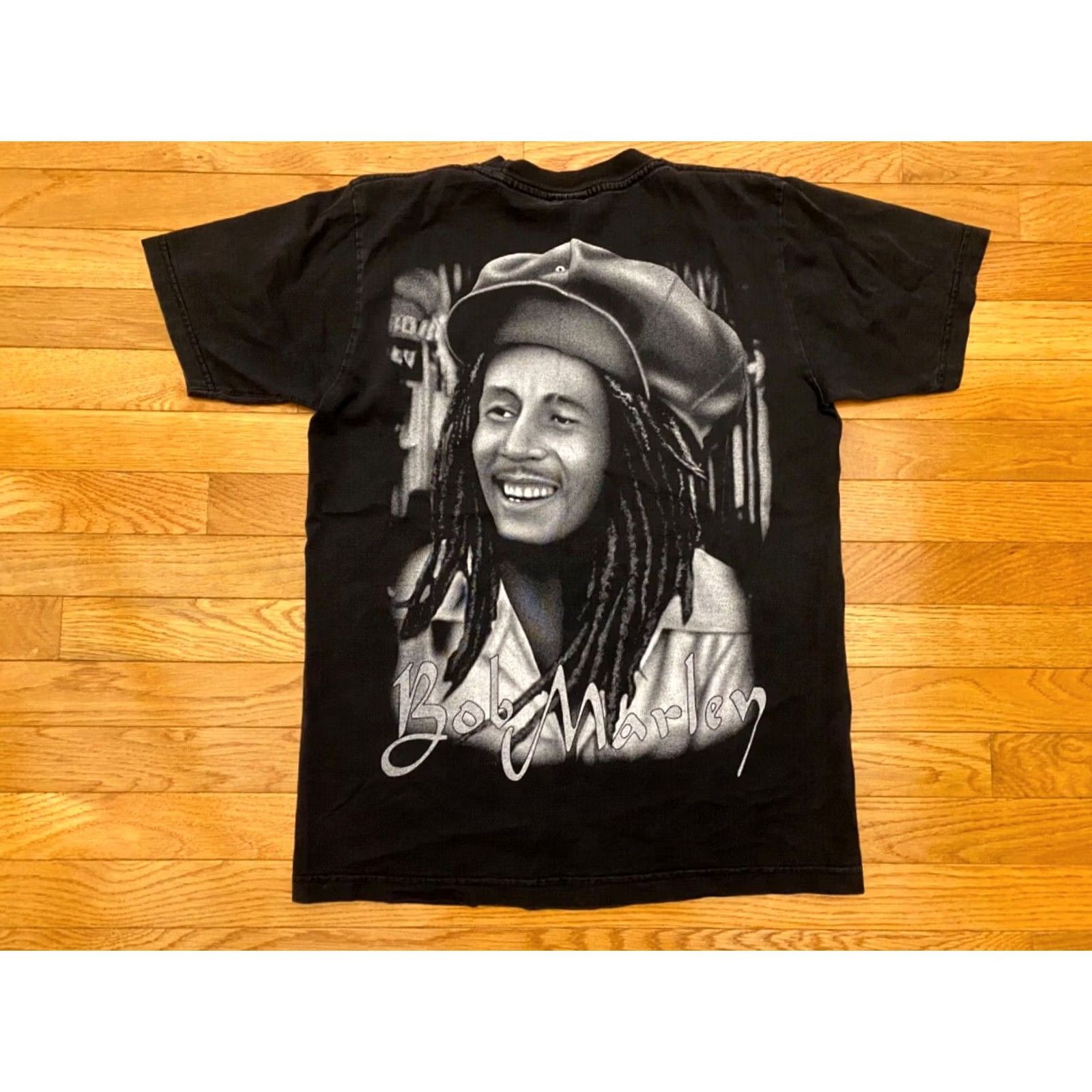 Vintage VINTAGE Rock Of the REO T-Shirt Mens M Black Jamaica Graphic Print 100% Cotton Short Sleeve Crew Neck, Double Sided, Reggae, Kingston Size US M / EU 48-50 / 2 - 2 Thumbnail