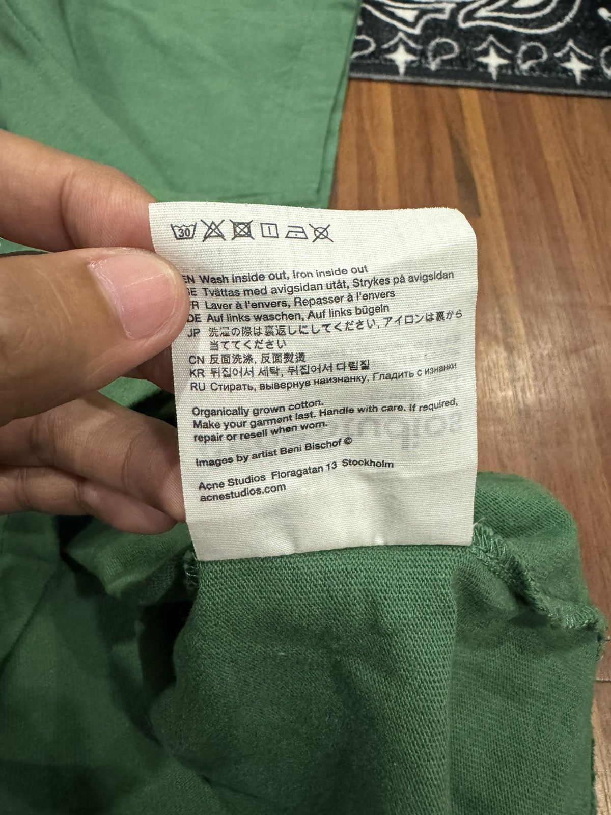 Acne Studios Acne Studios SS21 “Beni Bischof Extorr Printed Cotton-Jersey Size US L / EU 52-54 / 3 - 11 Thumbnail