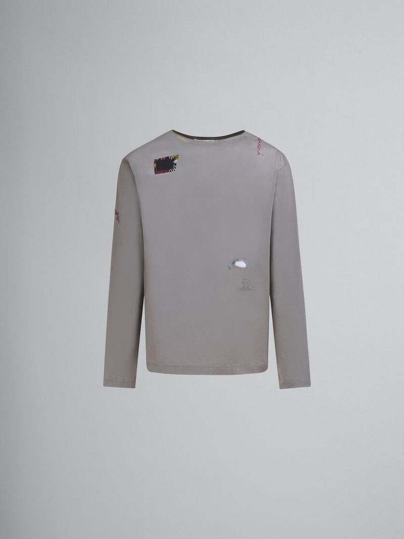 Marni o1w1db10526 T-Shirts in Gray Size US S / EU 44-46 / 1 - 1 Thumbnail