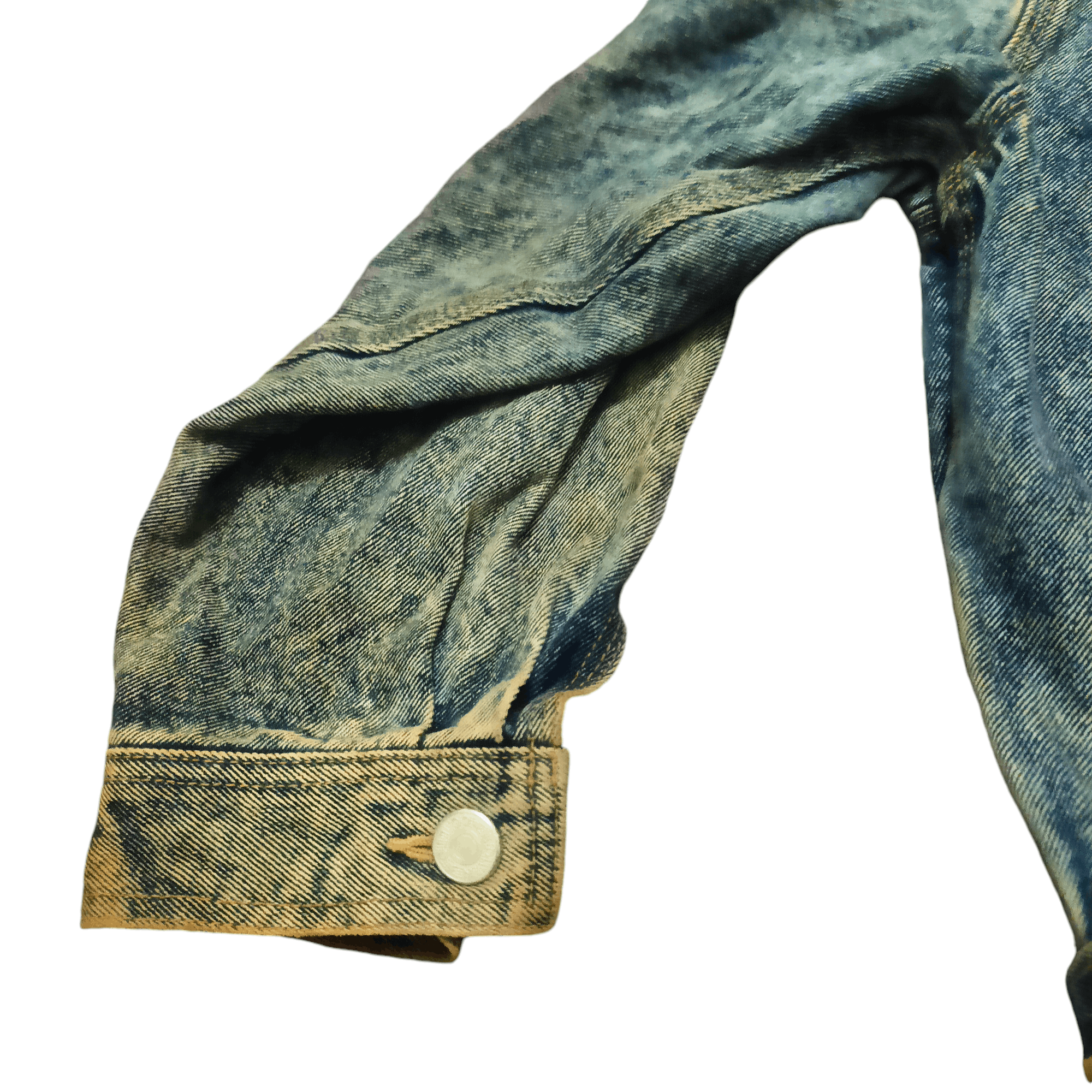 Edwin Vintage Distressed thrashed Edwin Denim Jacket Size US L / EU 52-54 / 3 - 10 Thumbnail