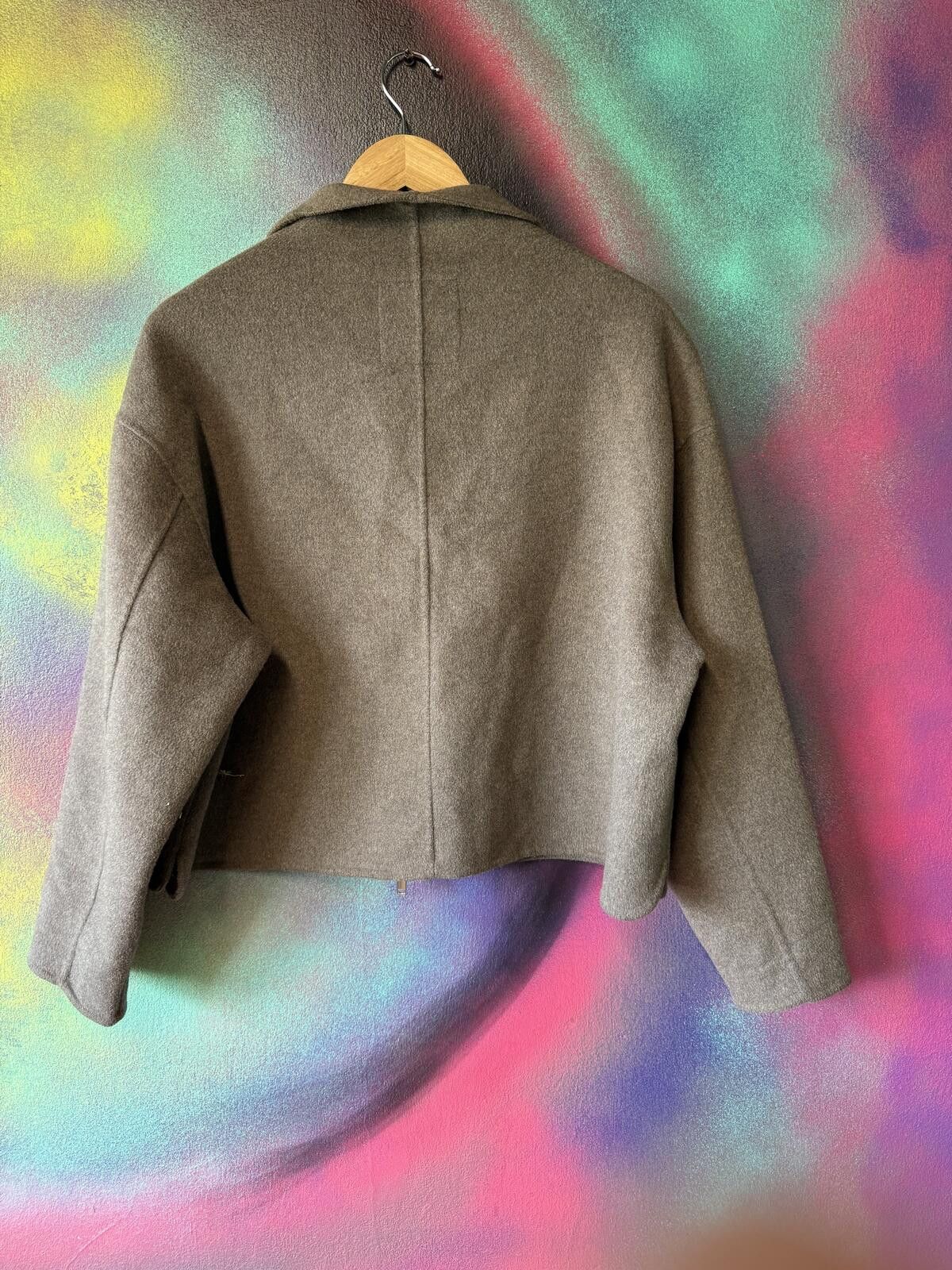 Zara Zara brown zip up jacket Size: M Size ONE SIZE - 3 Thumbnail