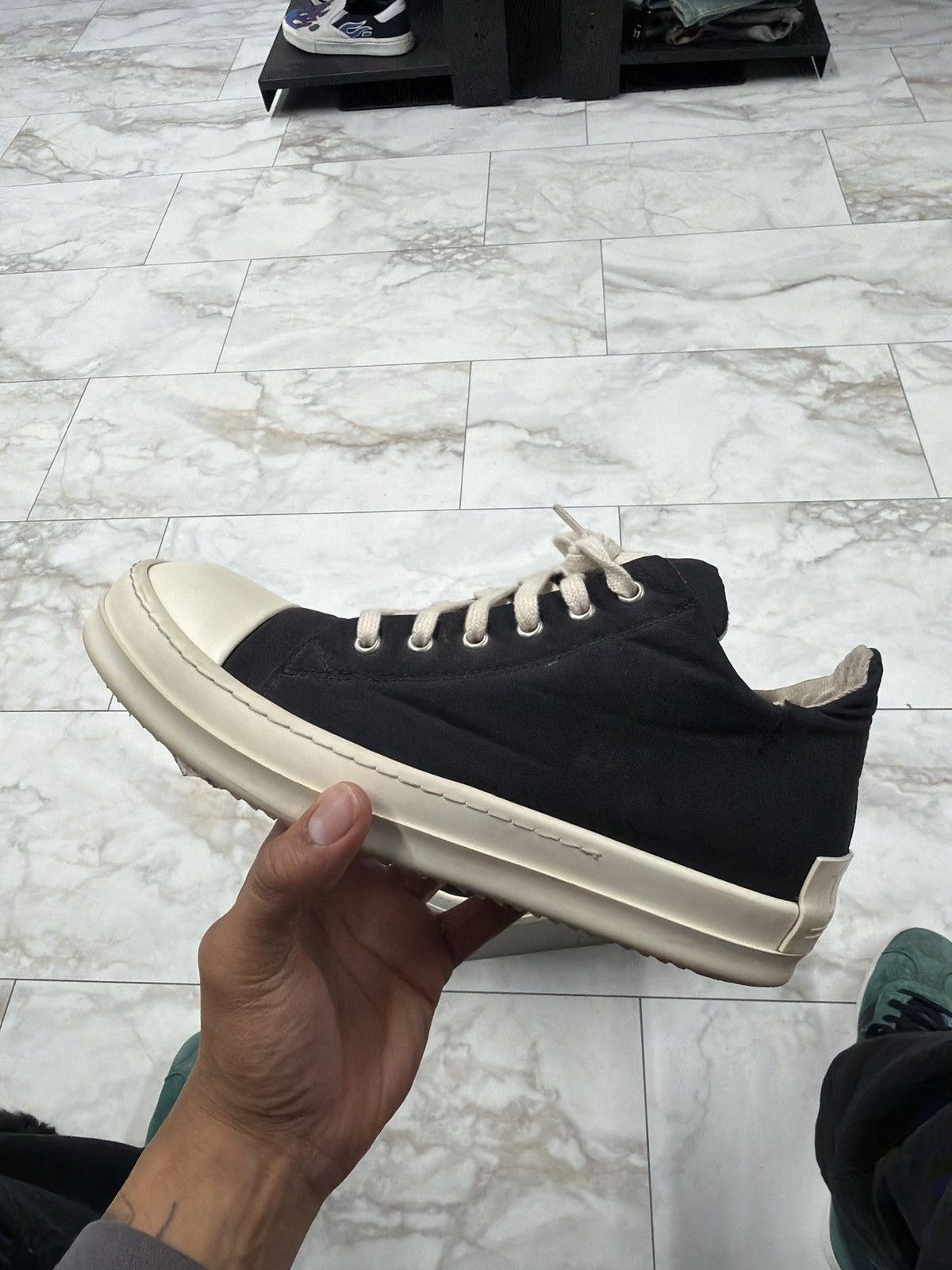 Rick Owens Rick Owens DRKSHDW black denim low Size US 9 / EU 42 - 7 Thumbnail
