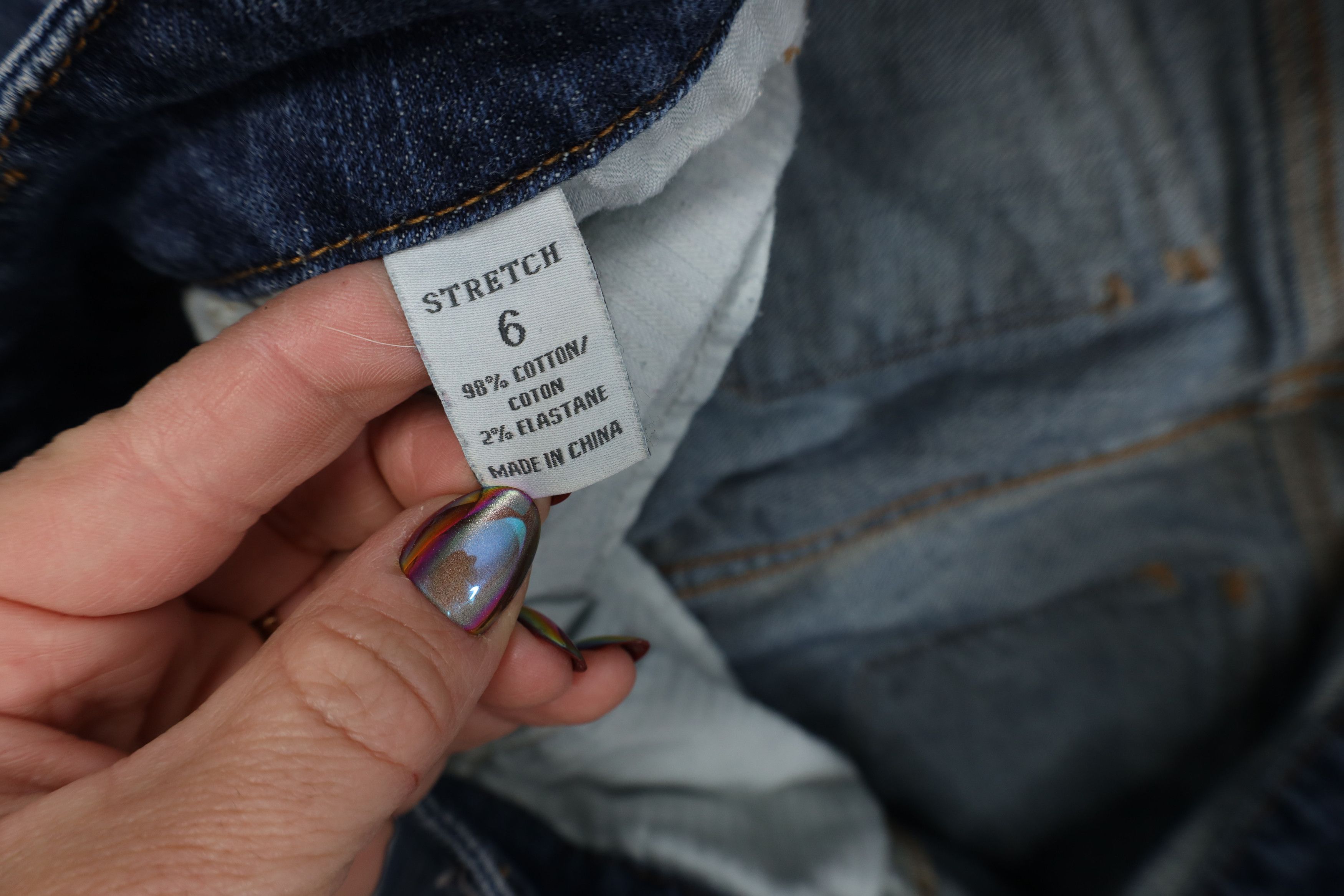Abercrombie & Fitch Vintage 90s Y2K Abercrombie & Fitch Babydoll Wide Leg Jeans Size 28" / US 6 / IT 42 - 9 Thumbnail