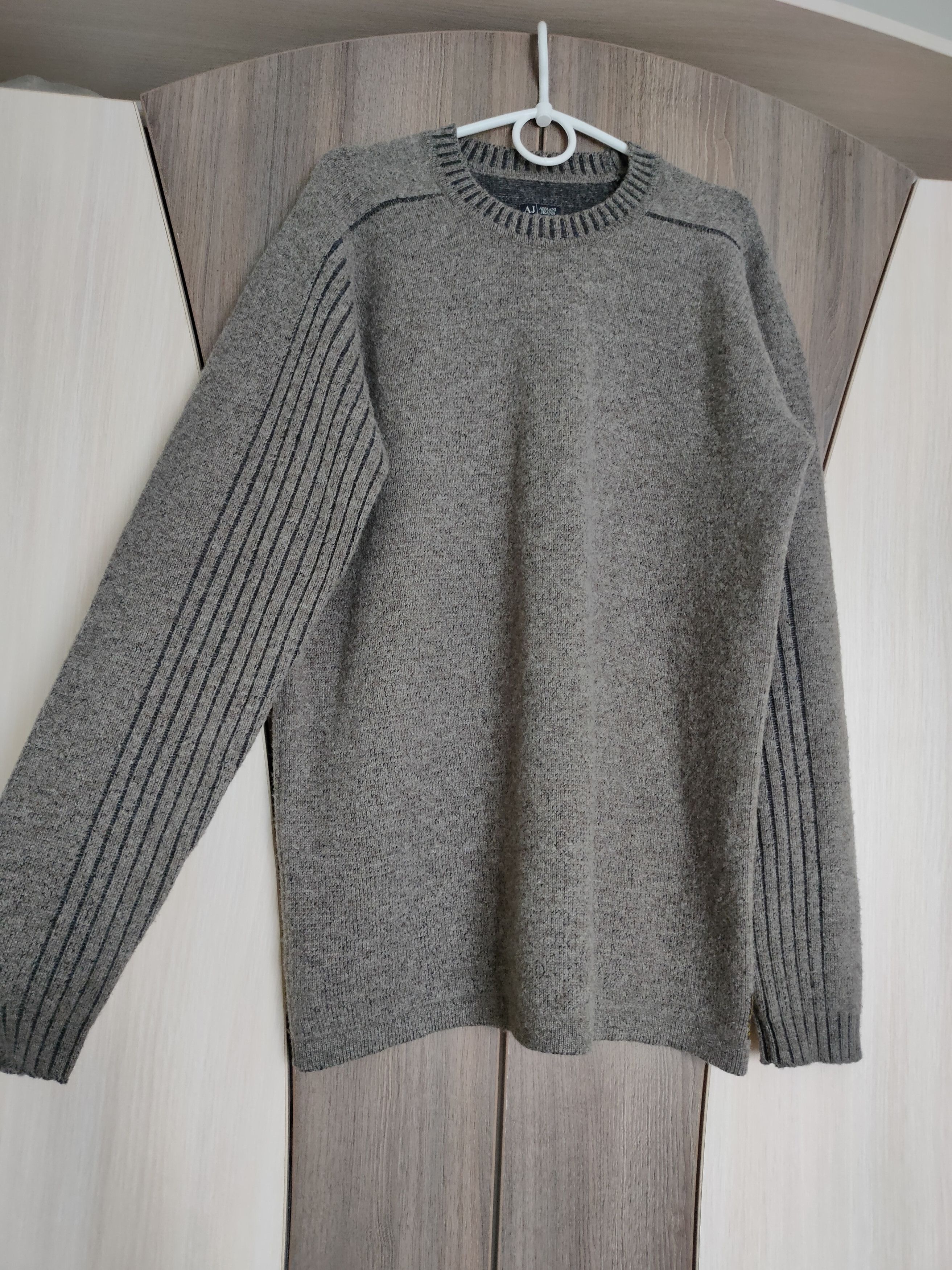 Armani Vintage Armani Jeans Woolen Sweater AJ Size US L / EU 52-54 / 3 - 1 Thumbnail