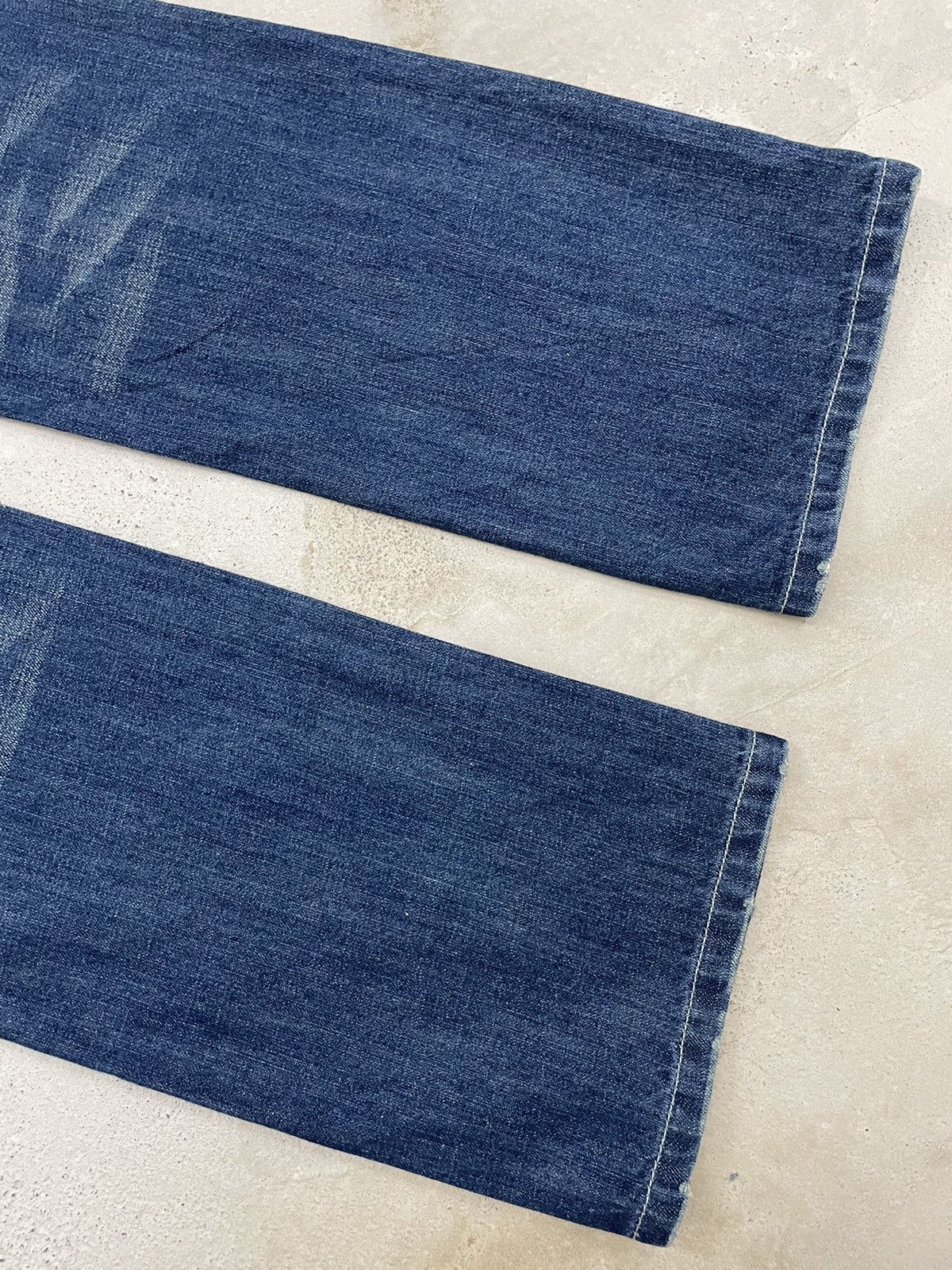 Blue Blue Japan × Hysteric Glamour × Japanese Brand Blue Moon Blue Y2k Style Wording Pocket Clone Devgru Style Size US 30 / EU 46 - 11 Thumbnail