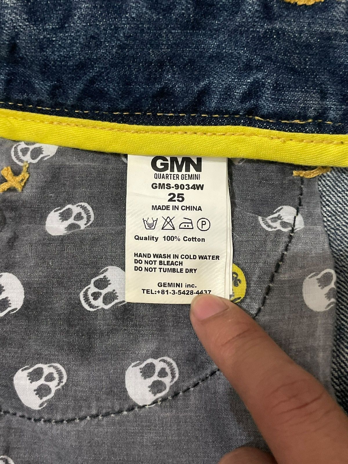 Japanese Brand Japanese GMN Quarter Gemini Stars Sprinkle Punk Jeans Size 30" / US 8 / IT 44 - 11 Thumbnail