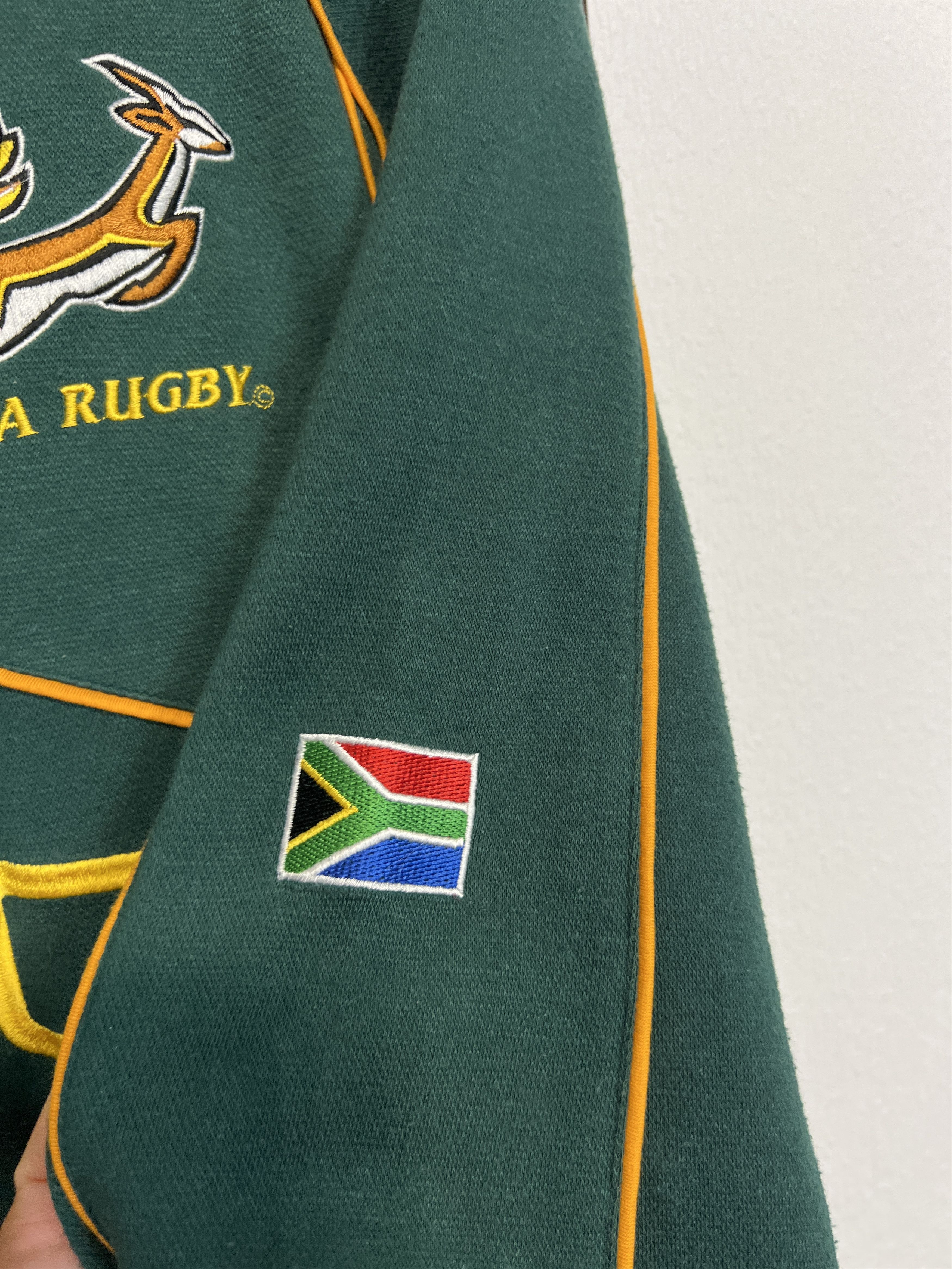 Vintage Canterbury South Africa Rugby Union Jersey Long Sleeve Size US L / EU 52-54 / 3 - 4 Thumbnail