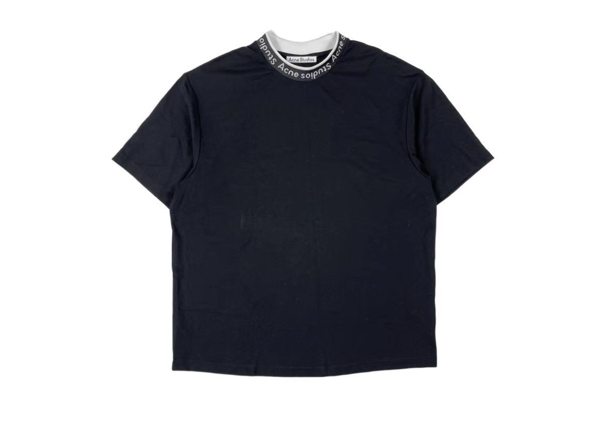 Acne Studios Acne Studios Neck Logo Black T-Shirt J31 Size US M / EU 48-50 / 2 - 1 Thumbnail