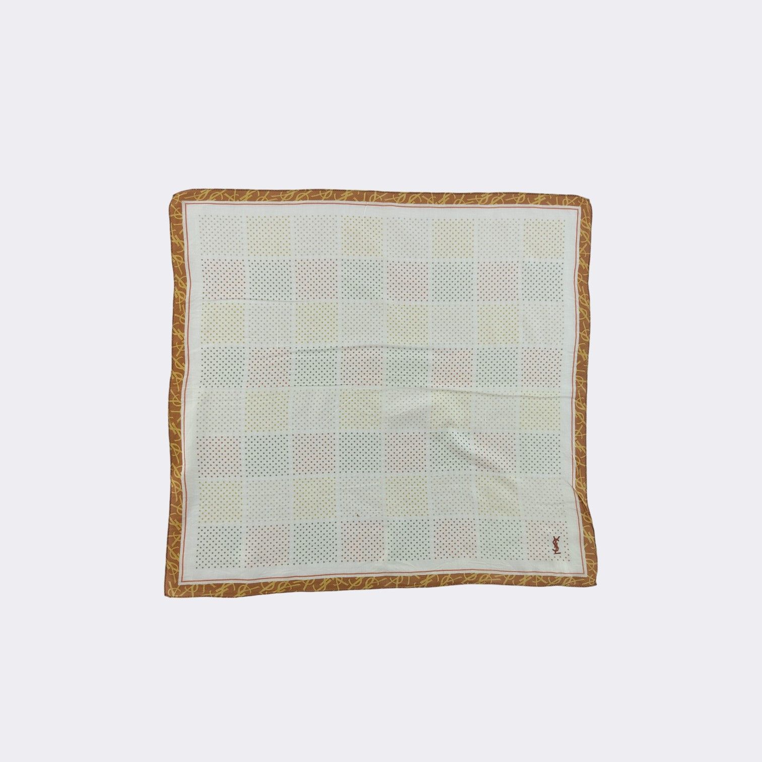 Yves Saint Laurent Vintage Yves Saint Laurent Handkerchief Neckerchief H087M Size ONE SIZE - 2 Thumbnail