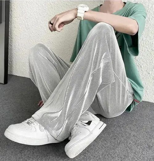 Ice Silk Loose Pants