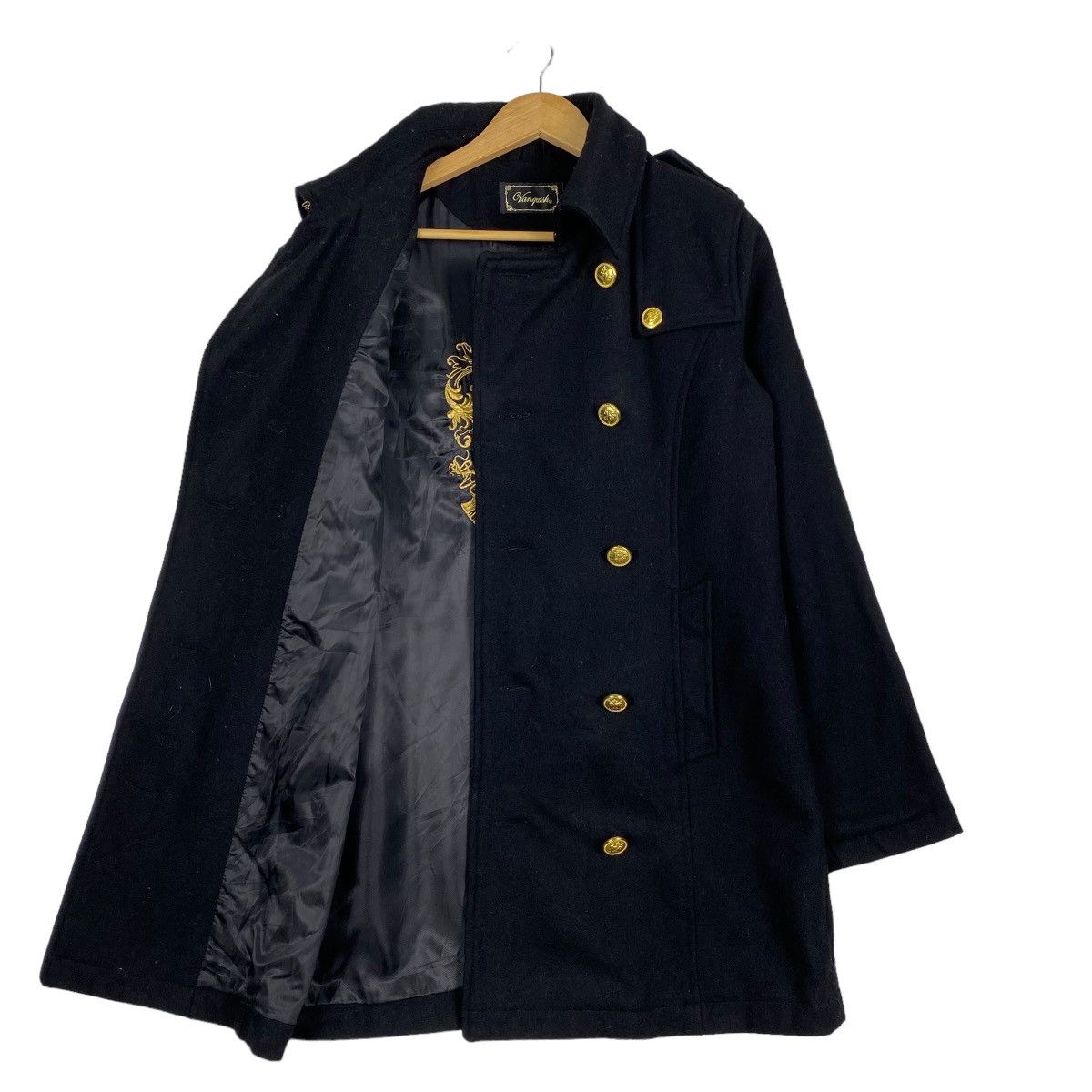Japanese Brand × Vanquish Vanquish overcoat wool double breasted jacket Size S / US 4 / IT 40 - 10 Thumbnail