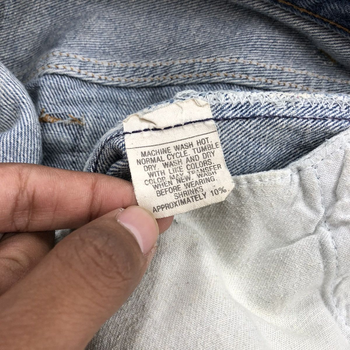 Levi's × Levi's Vintage Clothing × Vintage 🇺🇸 1980s Levis Strauss 501 #522 Faded Blue Jeans Size US 30 / EU 46 - 12 Thumbnail