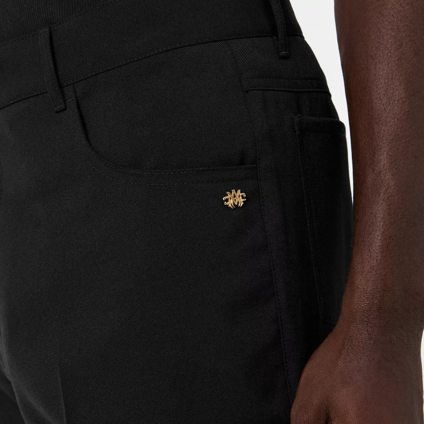 Amiri o1g2r1mq0426 Wide Leg Relaxed Fit Trousers in Black Size US 34 / EU 50 - 5 Thumbnail
