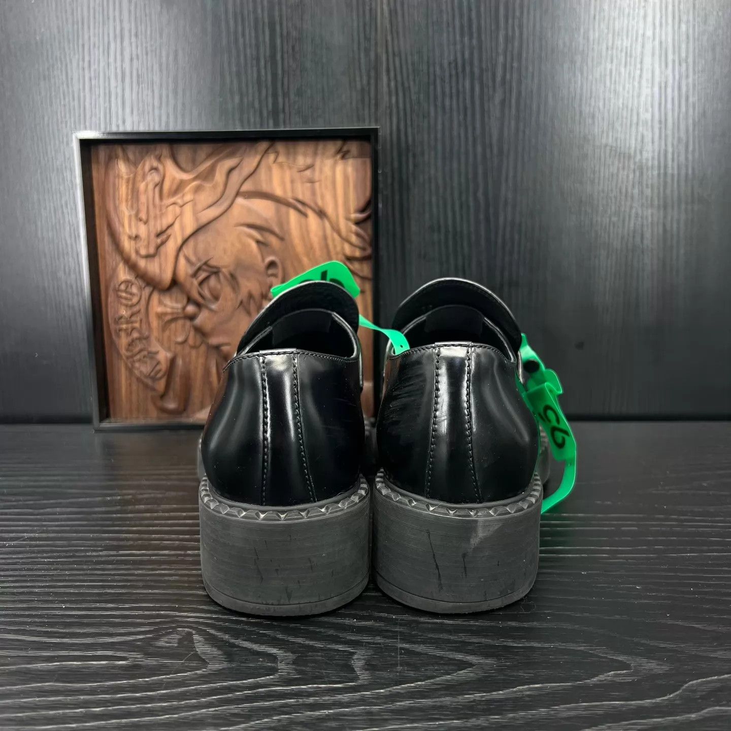 Prada PRADA Chocolate Loafer Black Near New Worn 2x Size US 8.5 / IT 38.5 - 5 Thumbnail