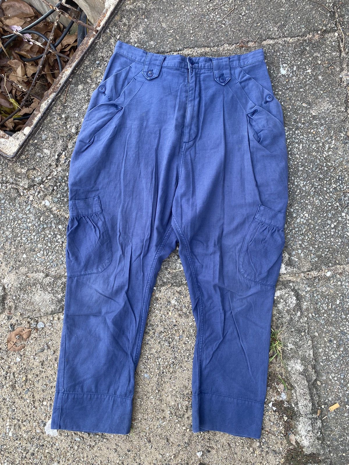 Ne-Net Vintage Ne-net by Issey Miyake Cargo Baggy Pants Size US 30 / EU 46 - 2 Thumbnail