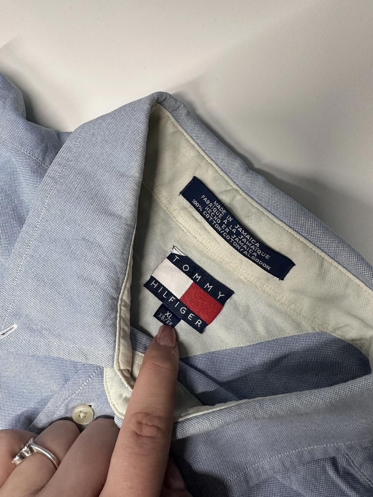 Tommy Hilfiger Tommy Hilfiger Classic Blue Button-Up Shirt Size US XL / EU 56 / 4 - 5 Thumbnail