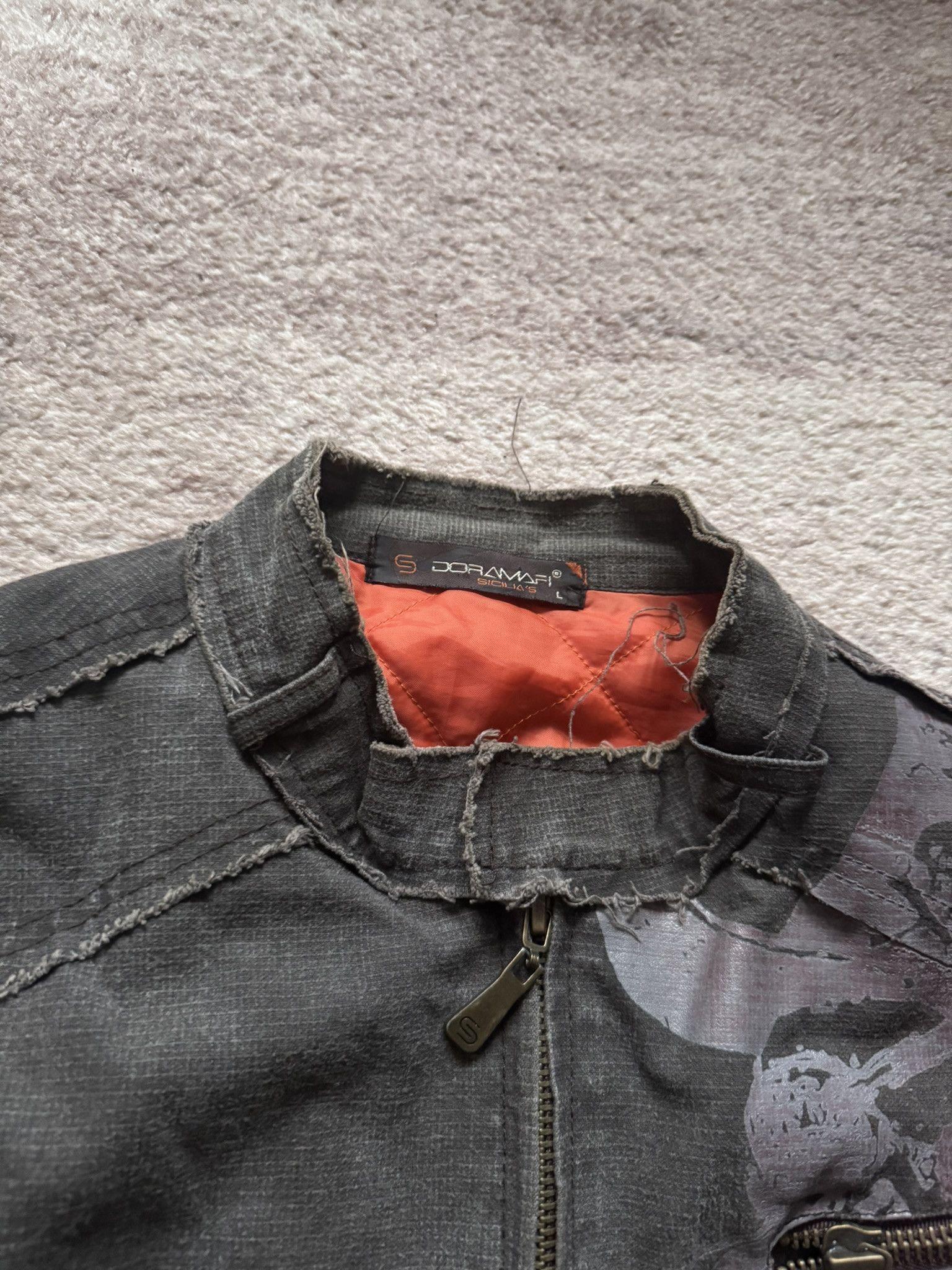 Vintage Vintage distressed jacket swag grunge y2k L trashed Size US L / EU 52-54 / 3 - 3 Thumbnail