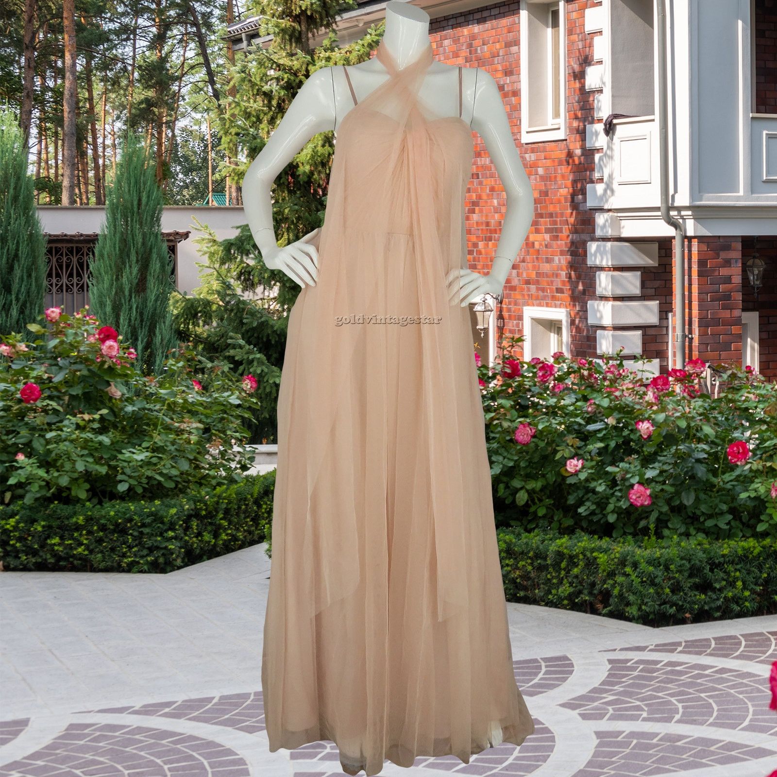 Other Adrianna Papell Pink Dress 8 Size M / US 6-8 / IT 42-44 - 1 Thumbnail
