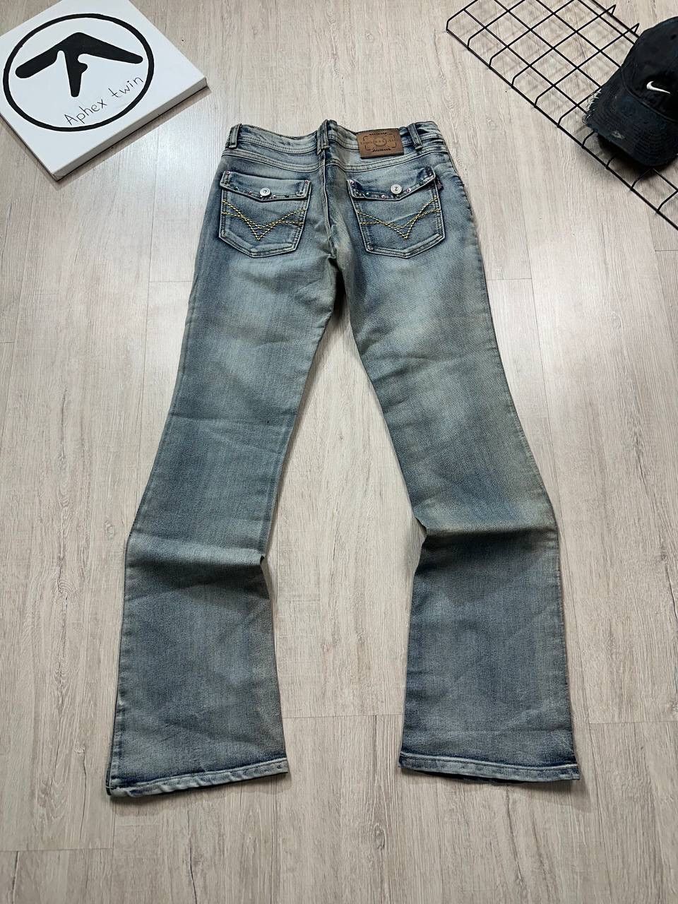 Hysteric Glamour × Vintage Vintage Y2K Flared Jeans Size 26" / US 2 / IT 38 - 4 Thumbnail