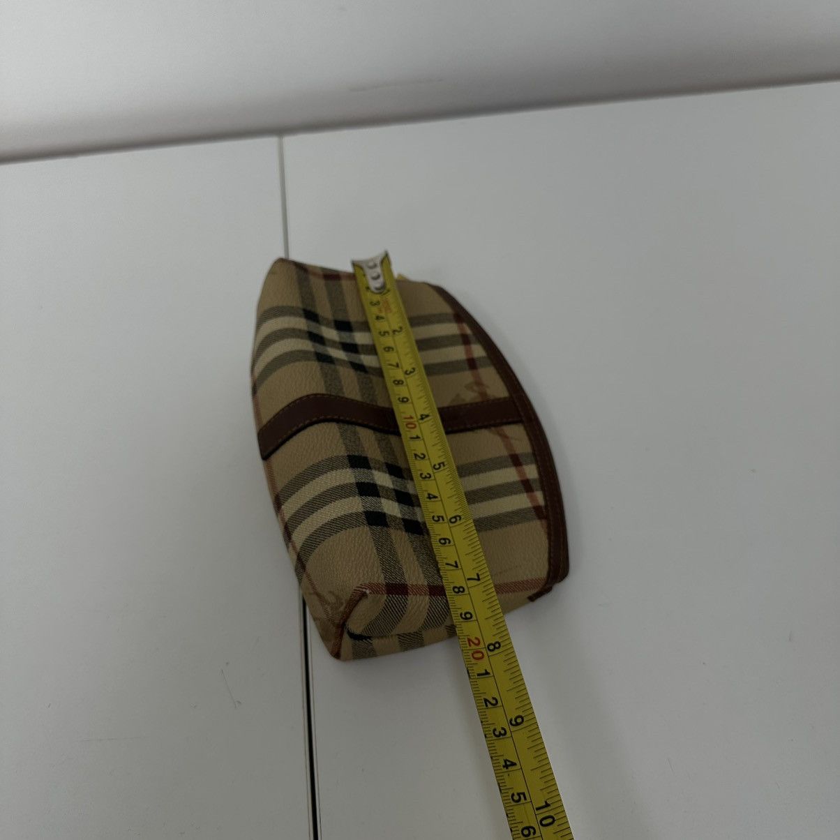 Burberry Vintage Burberry Cosmetic Pouch Bag Size ONE SIZE - 9 Thumbnail