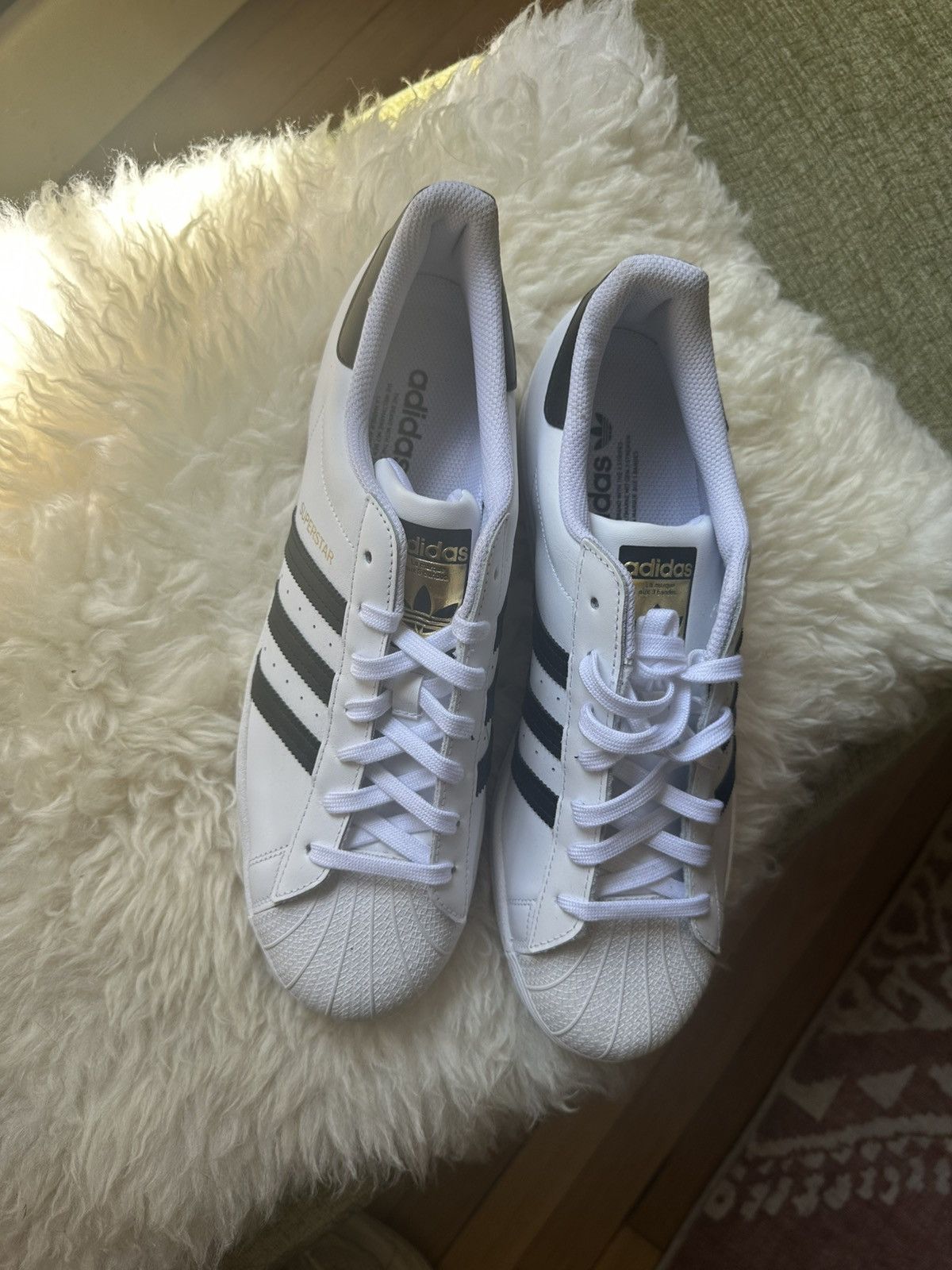 Adidas Adidas SUPERSTAR Size US 12 / EU 45 - 5 Thumbnail