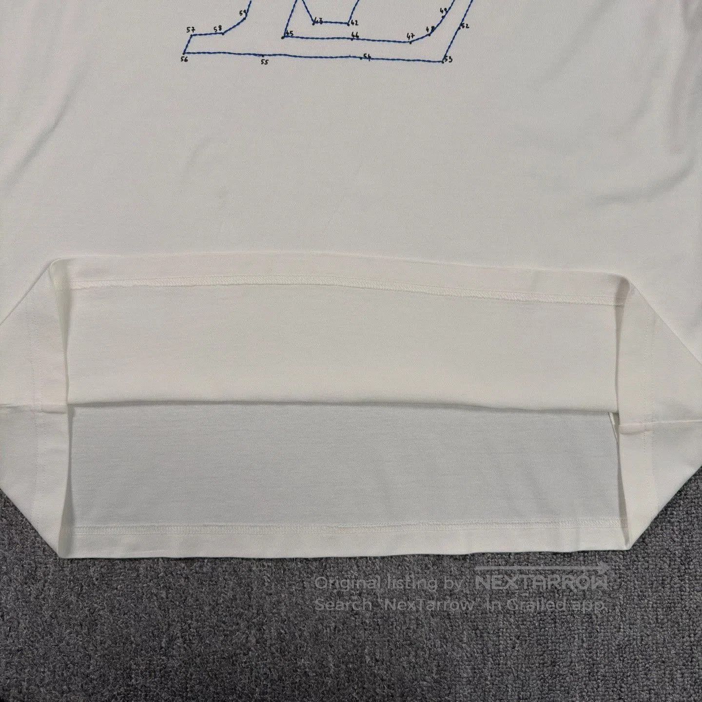 Louis Vuitton LV Embroidered Big Logo White T-shirt. Size US XL / EU 56 / 4 - 7 Thumbnail