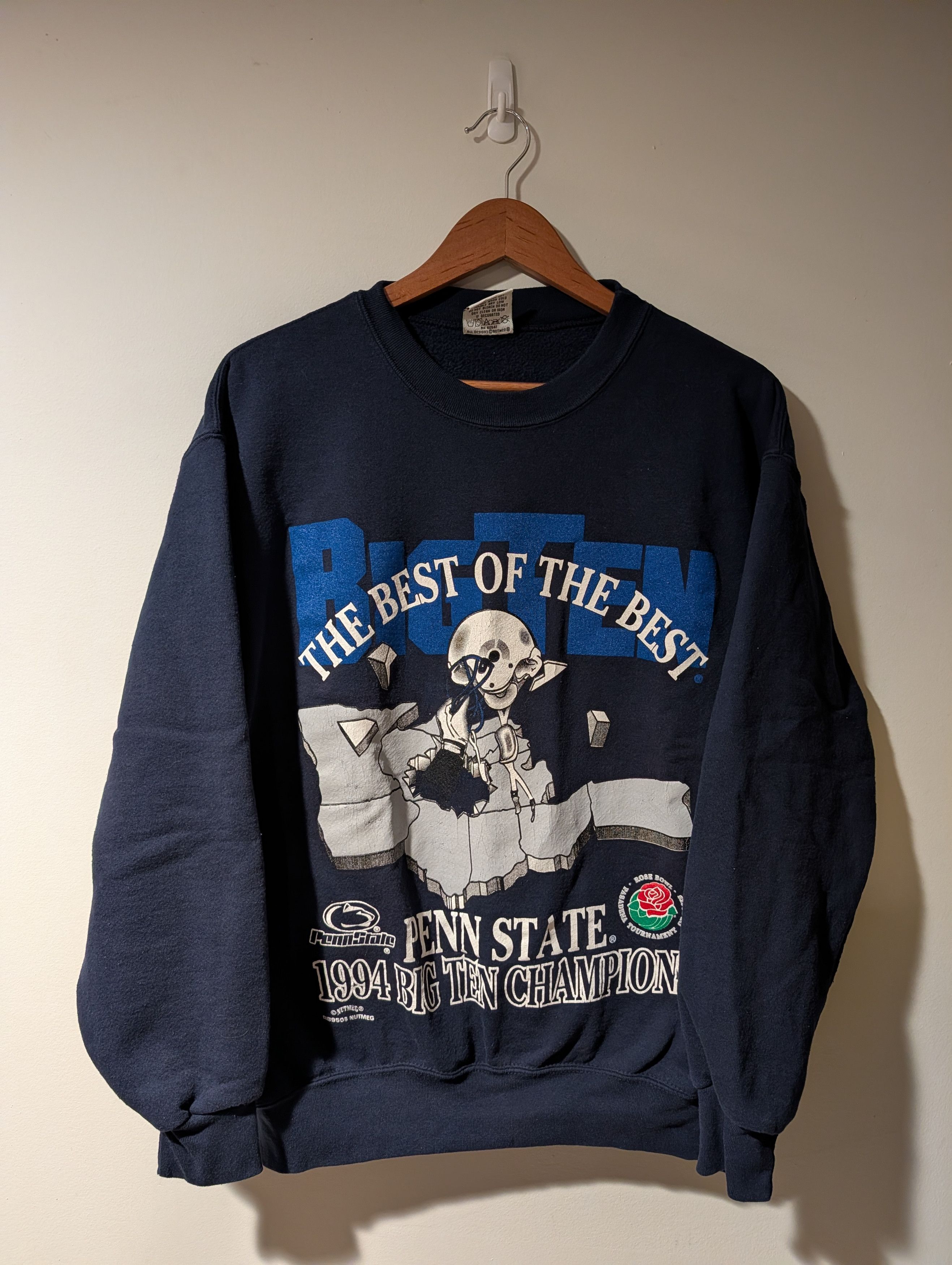 NCAA Vintage 1994 Penn State Nittany Lions Sweatshirt Rose Bowl Size US M / EU 48-50 / 2 - 1 Thumbnail