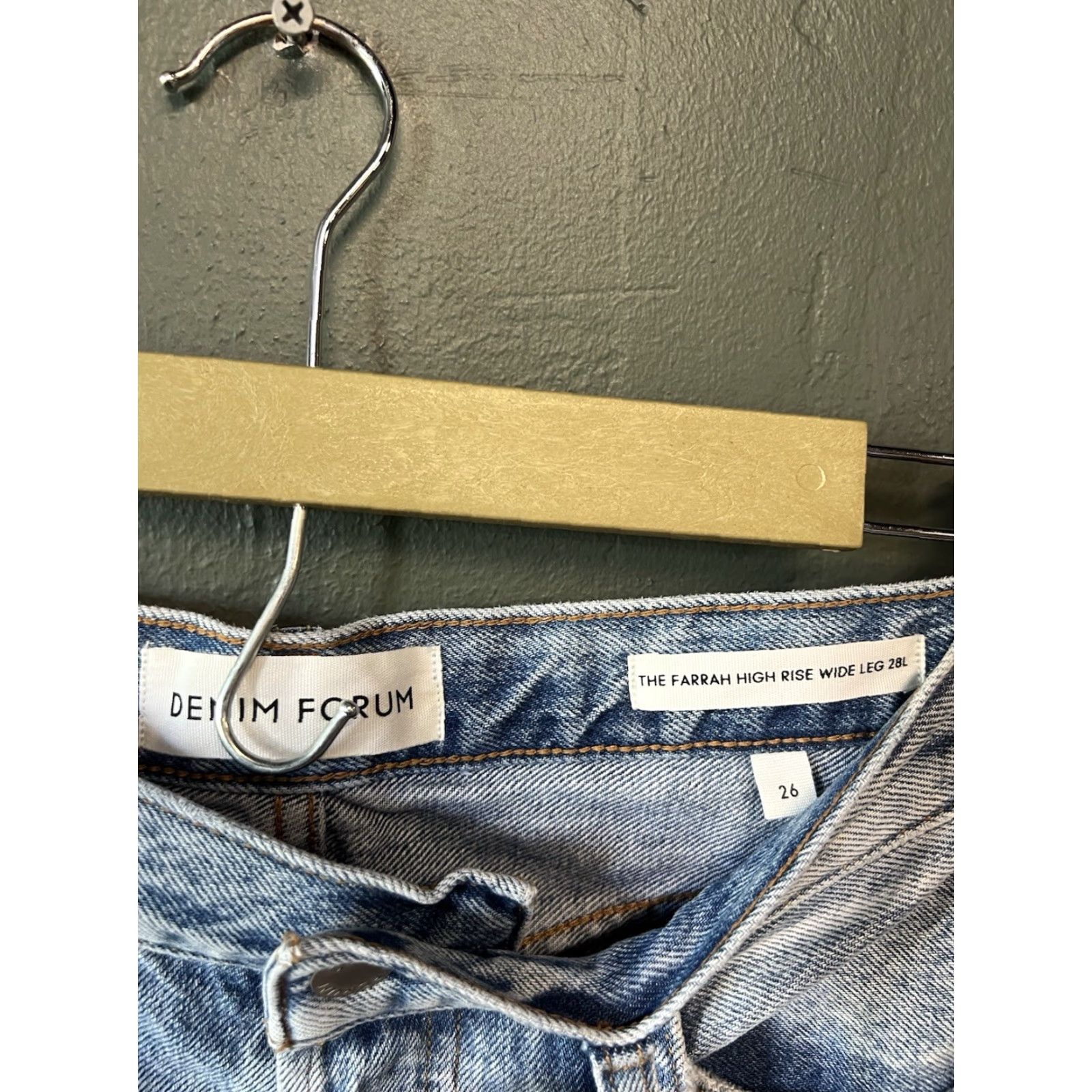 Vintage **Denim Forum The Farrah High Rise Women's Blue Jeans Size 26** User: **Denim Forum The Farrah High Rise Women's Blue Jeans Size 26** Size 26" / US 2 / IT 38 - 3 Thumbnail