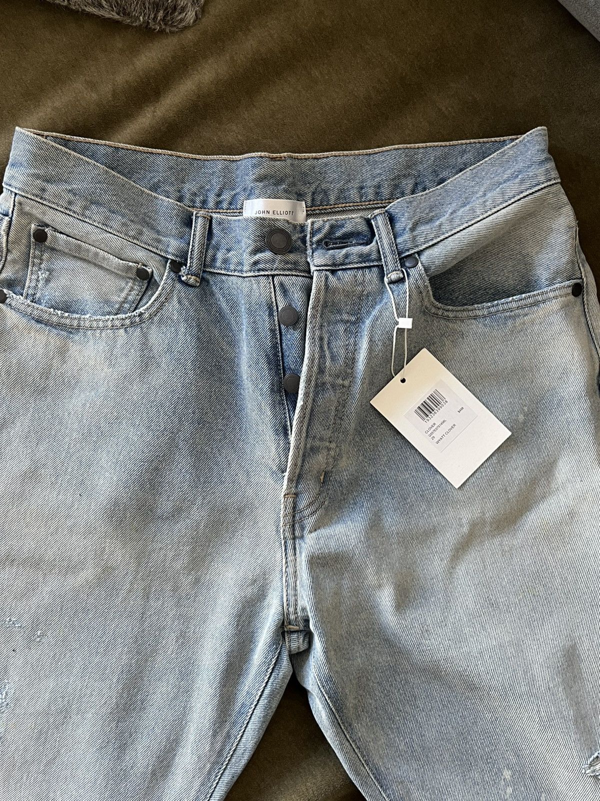 John Elliott John Elliott Wyatt Jeans - Clover - Size 29 Size US 29 - 5 Thumbnail